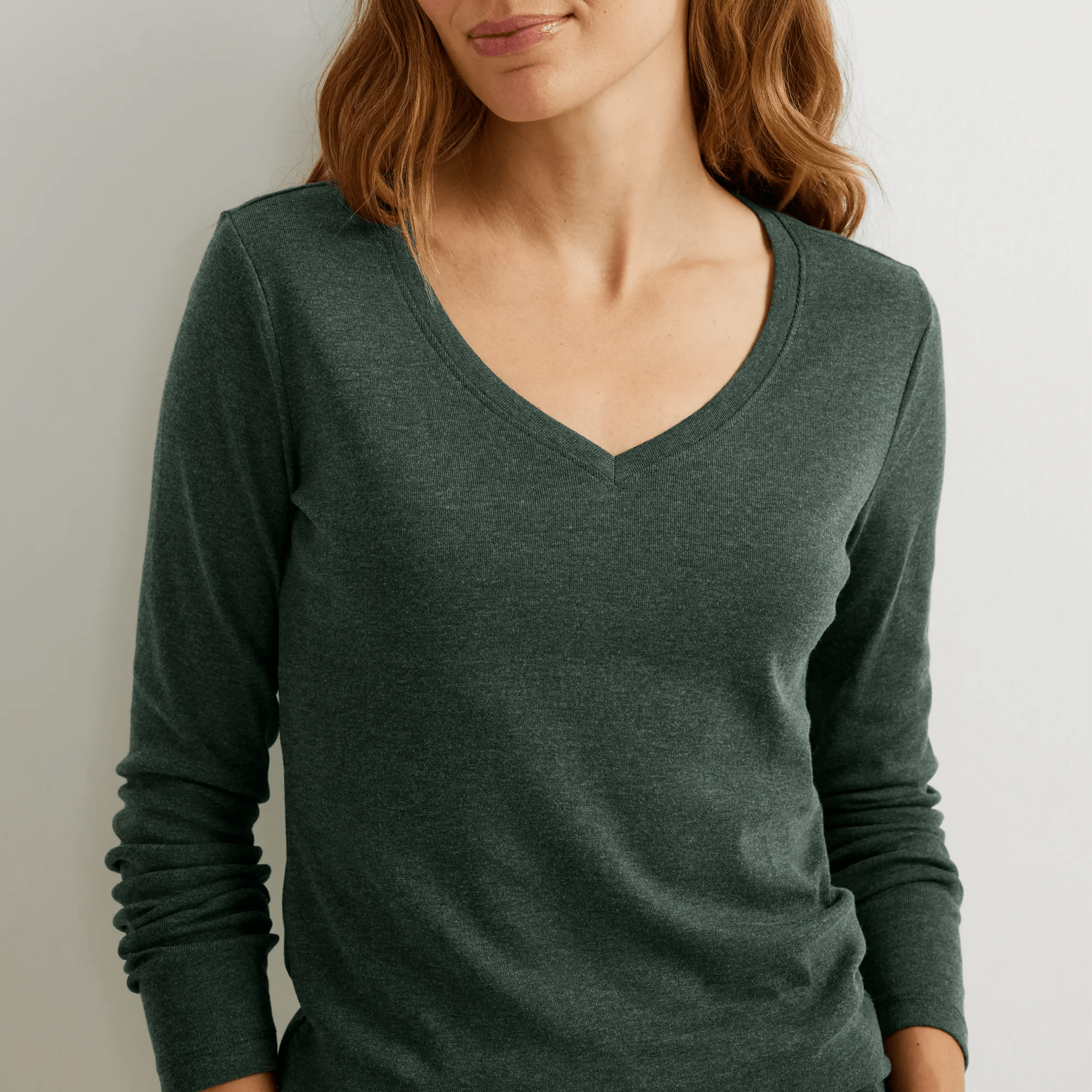 Women's Favorite Long-Sleeve V-Neck T-Shirt - Image 3