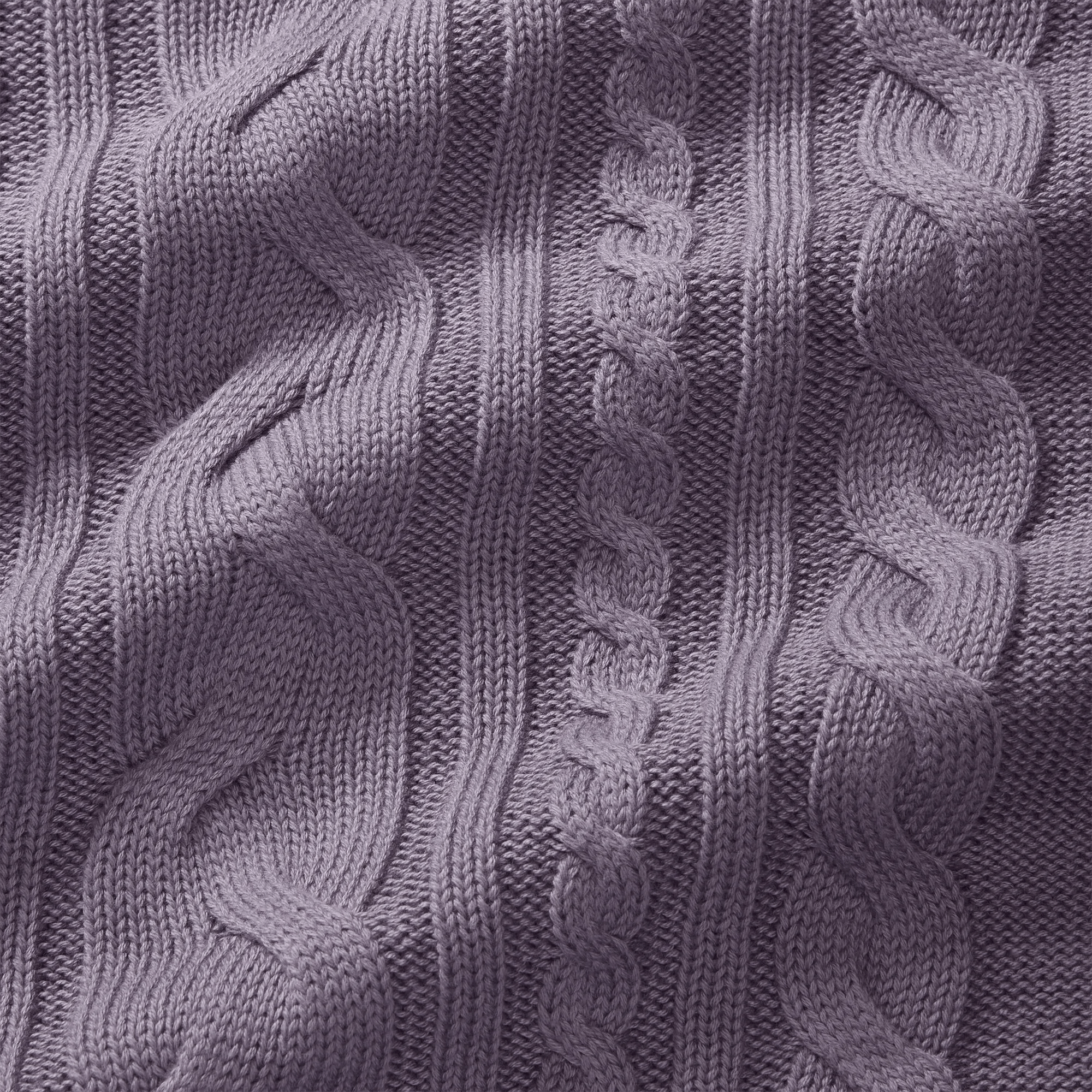 Women's Classic Cable Crew Sweater - Image 4