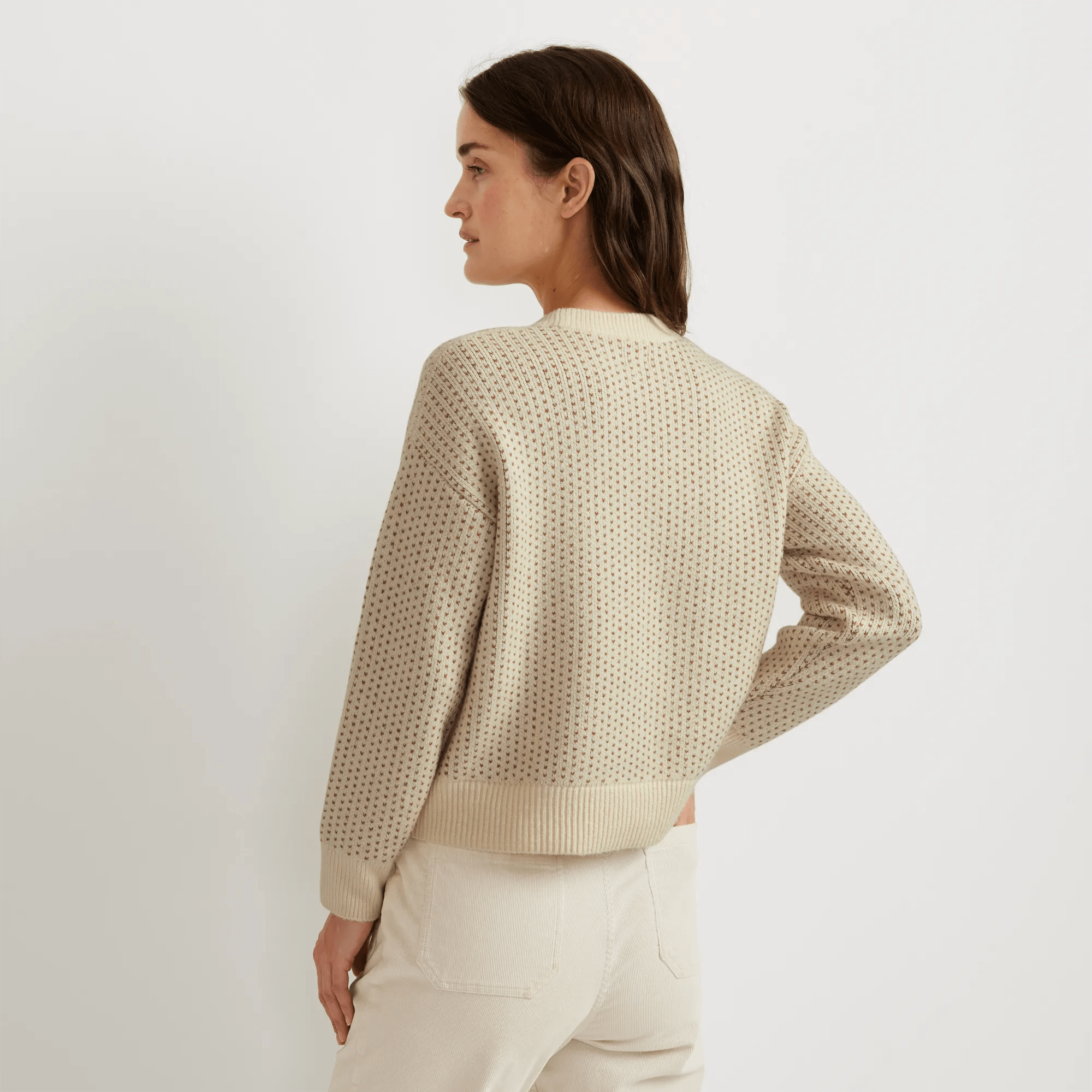 Women's Good Cheer Crewneck Sweater - Bird's Eye - Image 2