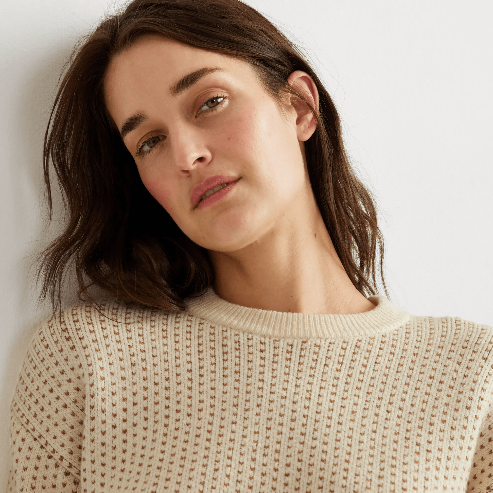 Women's Good Cheer Crewneck Sweater - Bird's Eye - Image 3