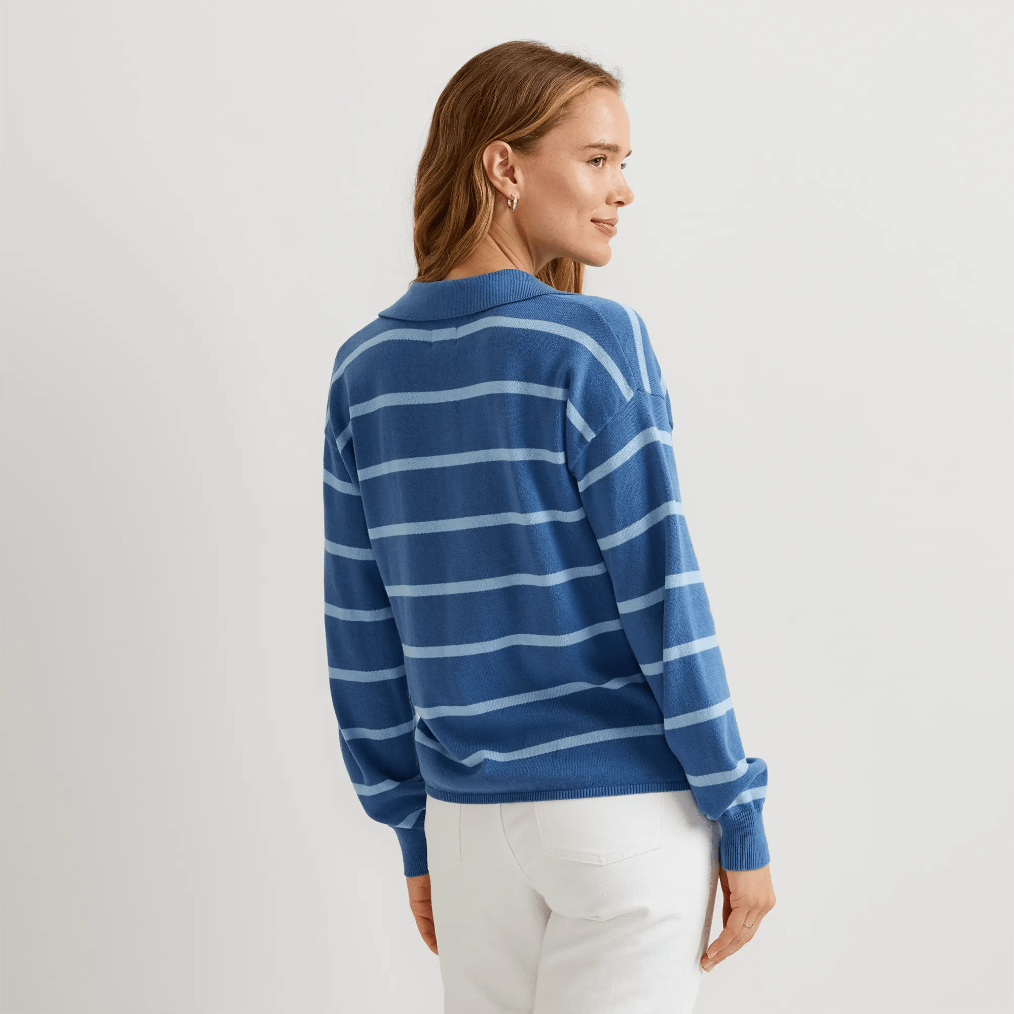 Women's Everyday Johnny Collar Sweater - Image 2