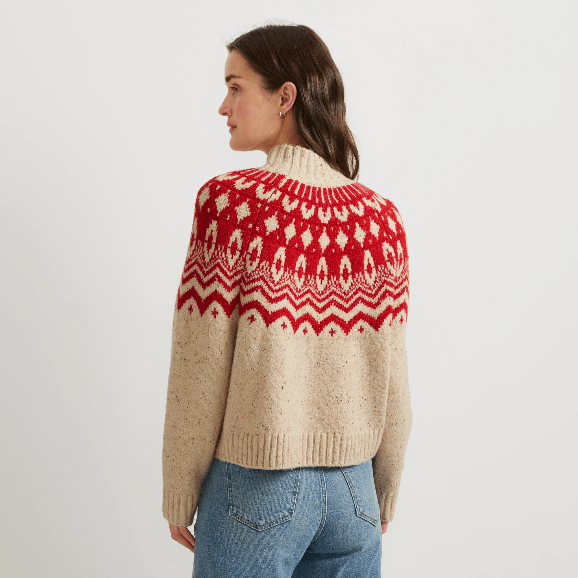 Women's Warm Tidings Mock Neck Sweater - Image 2