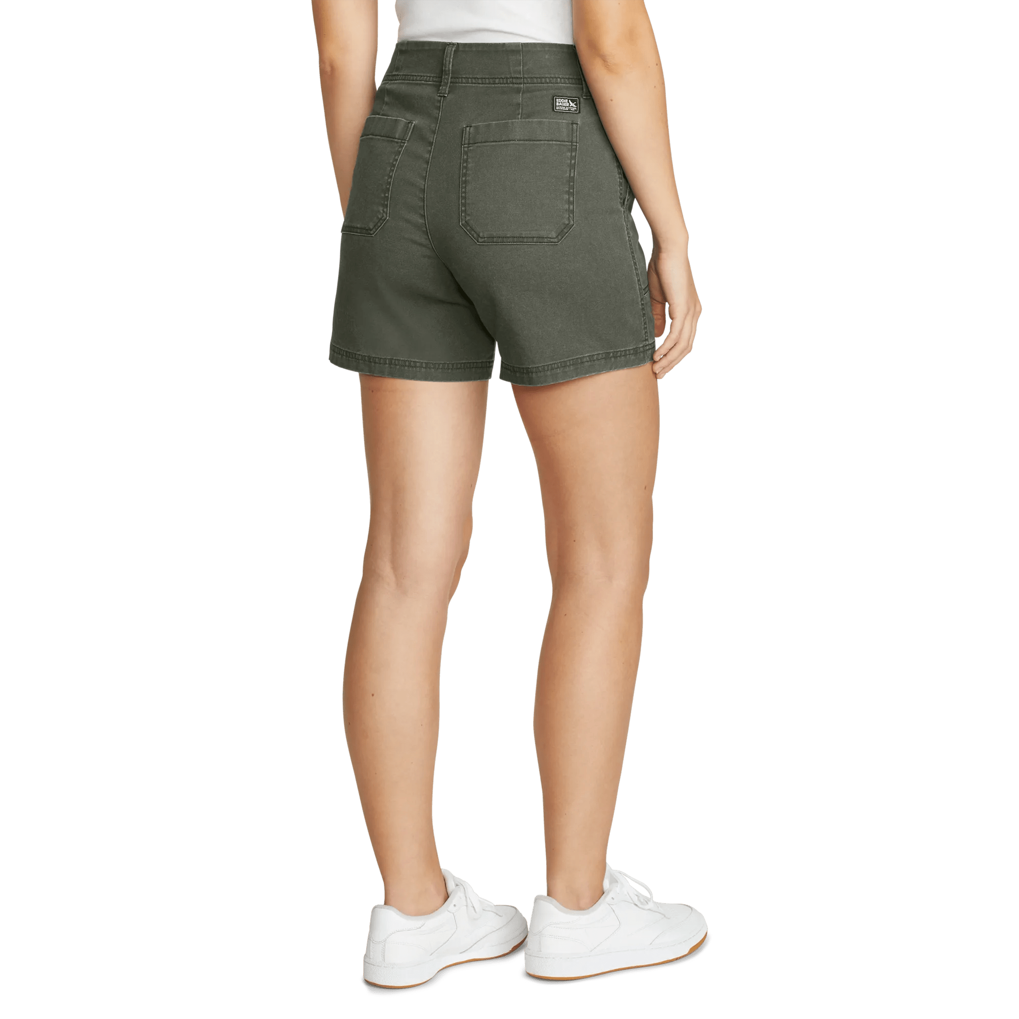 Women's Canvas Utility Shorts - Image 2