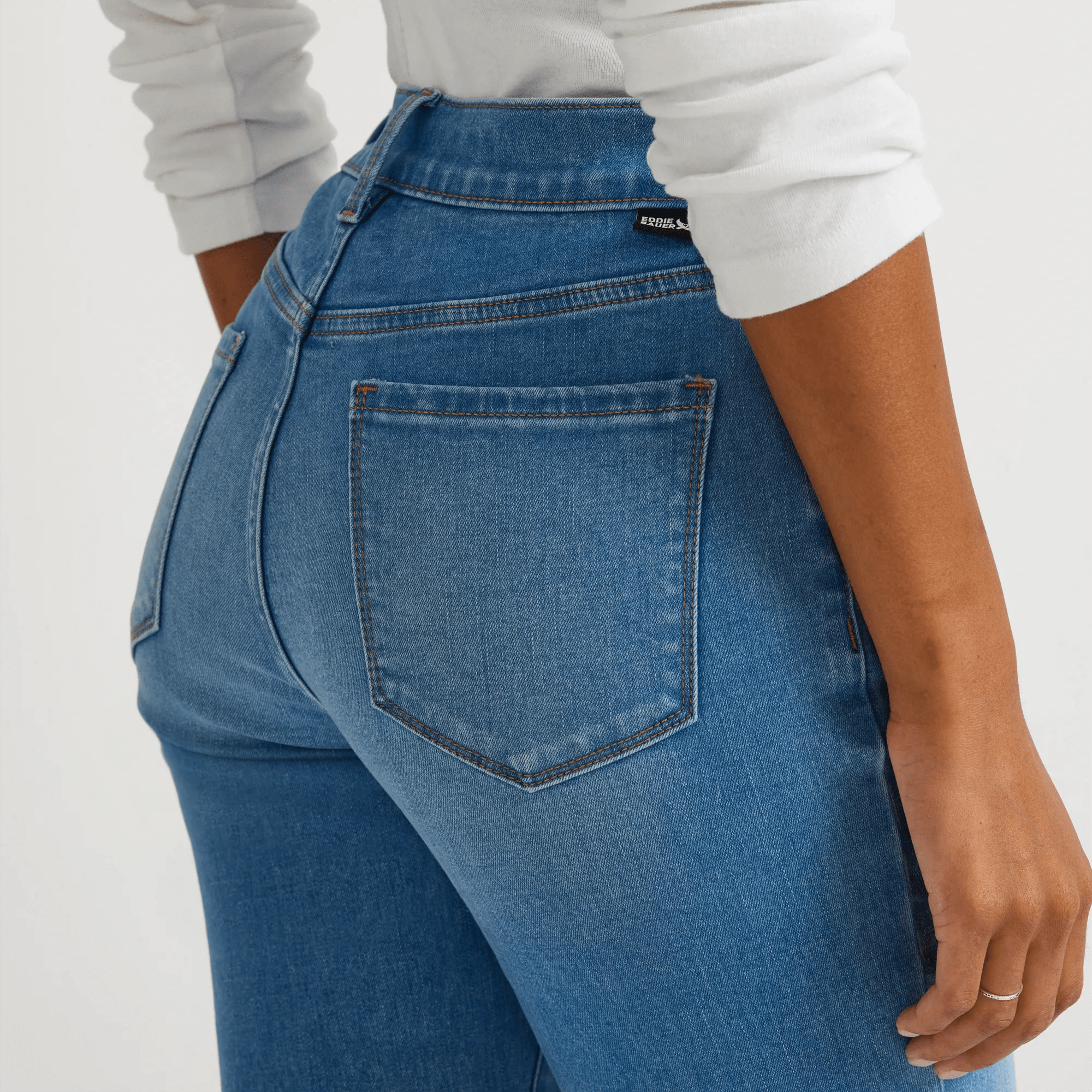 Women's Venture Stretch High-Rise Straight Leg Jeans - Image 4