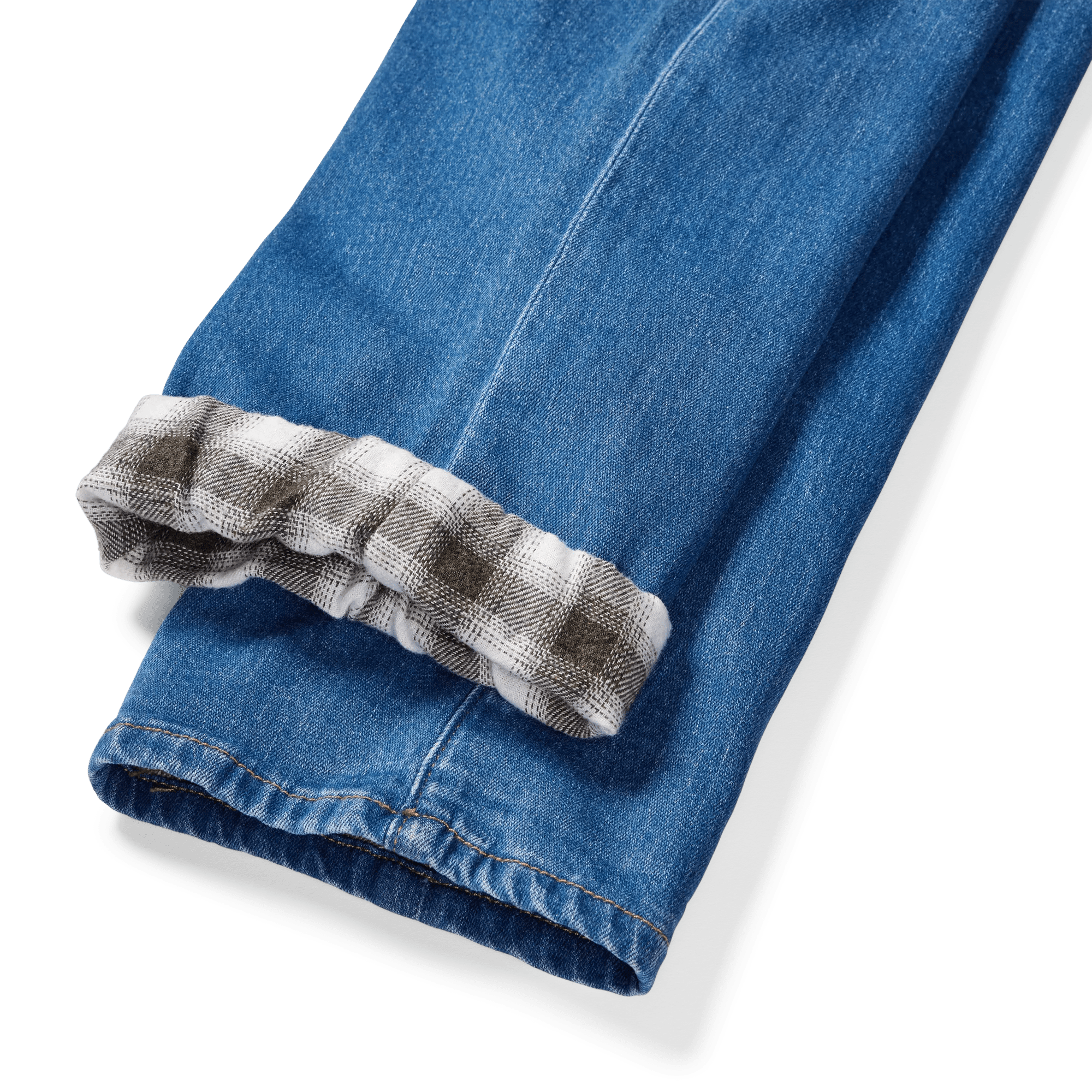 Women's Boyfriend Flannel-Lined Straight Leg Jeans - Image 3