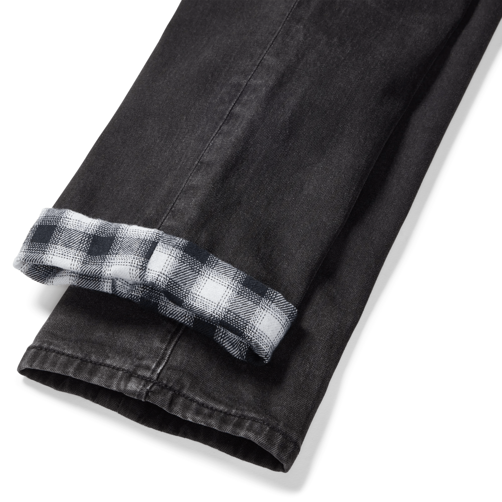 Women's Boyfriend Flannel-Lined Straight Leg Jeans - Image 3