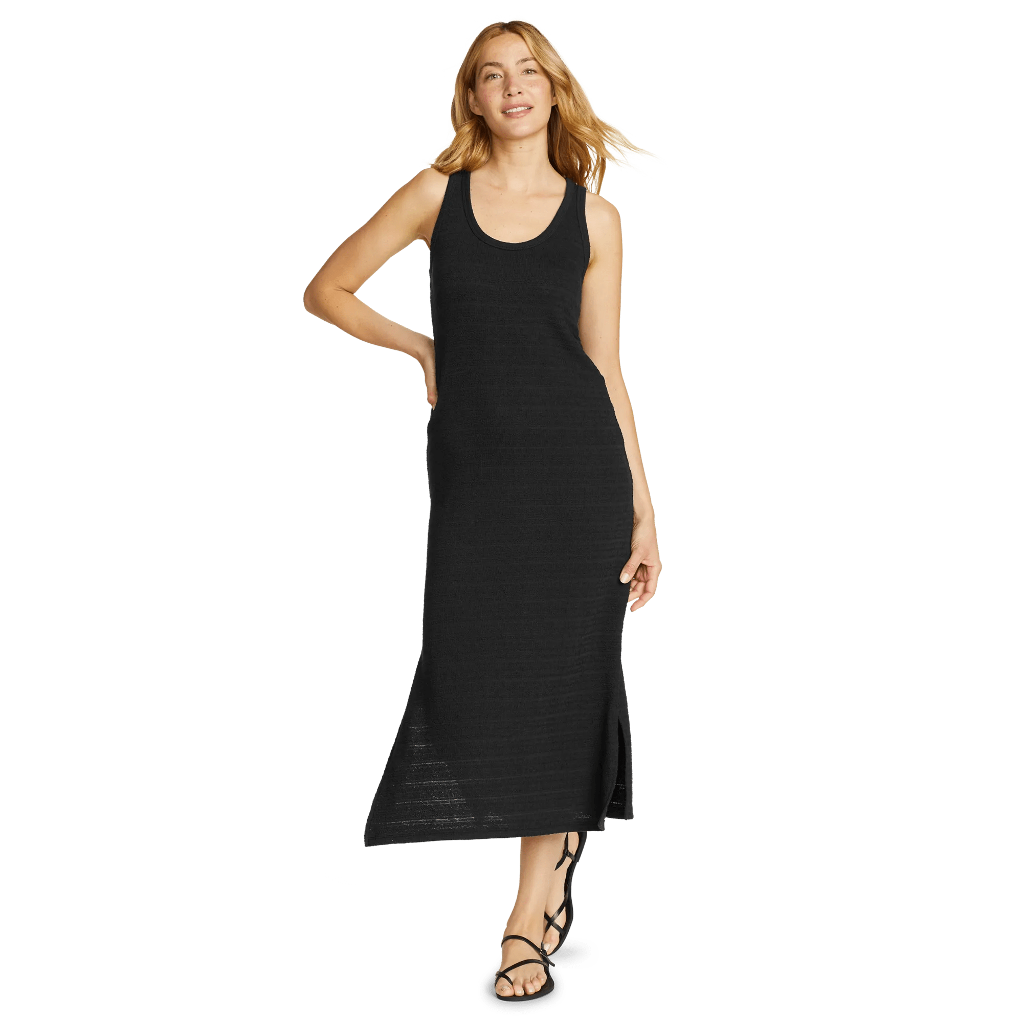 Women's Beachy Slub-Texture Dress - Image 3