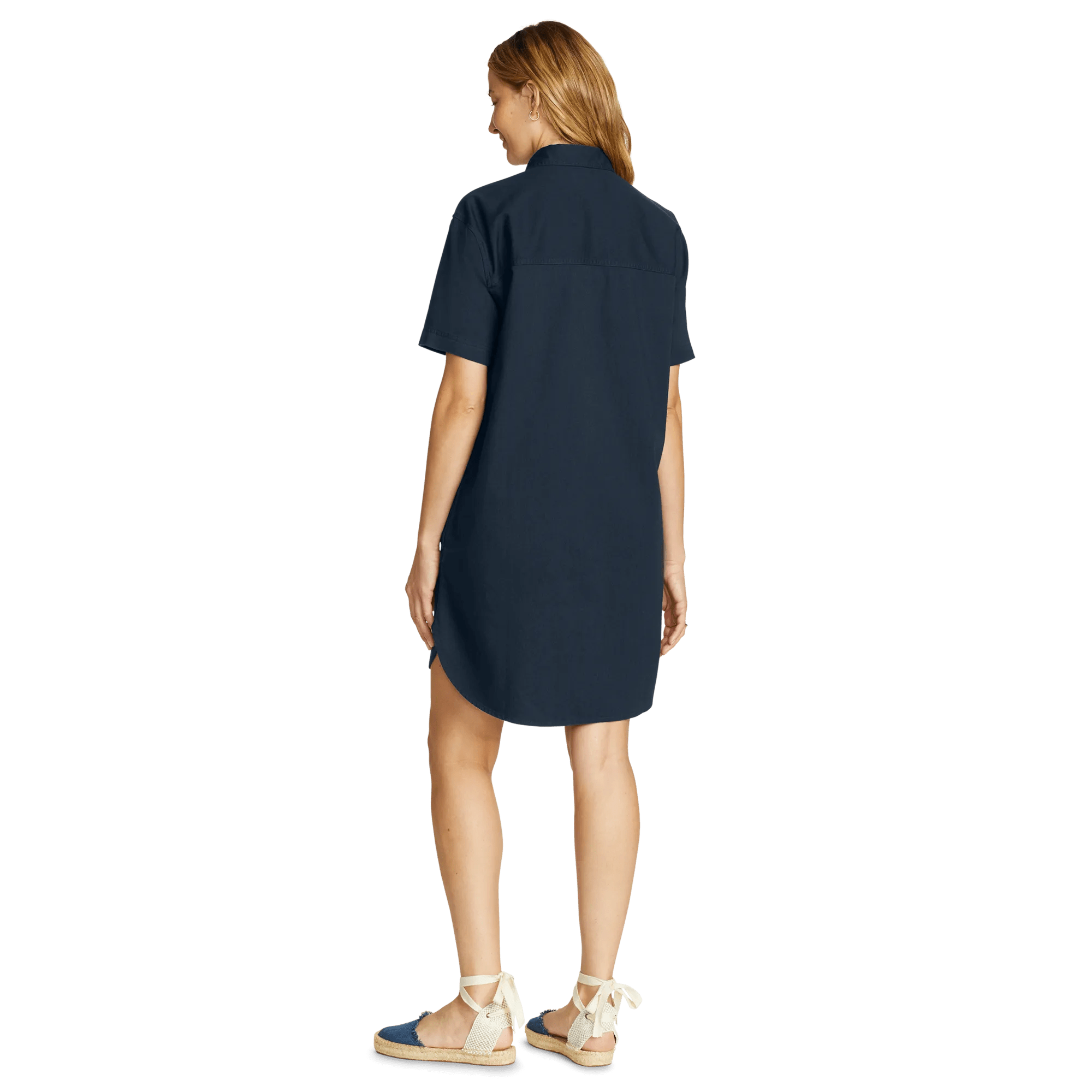 Women's Everyday Cotton Shirt Dress - Image 2