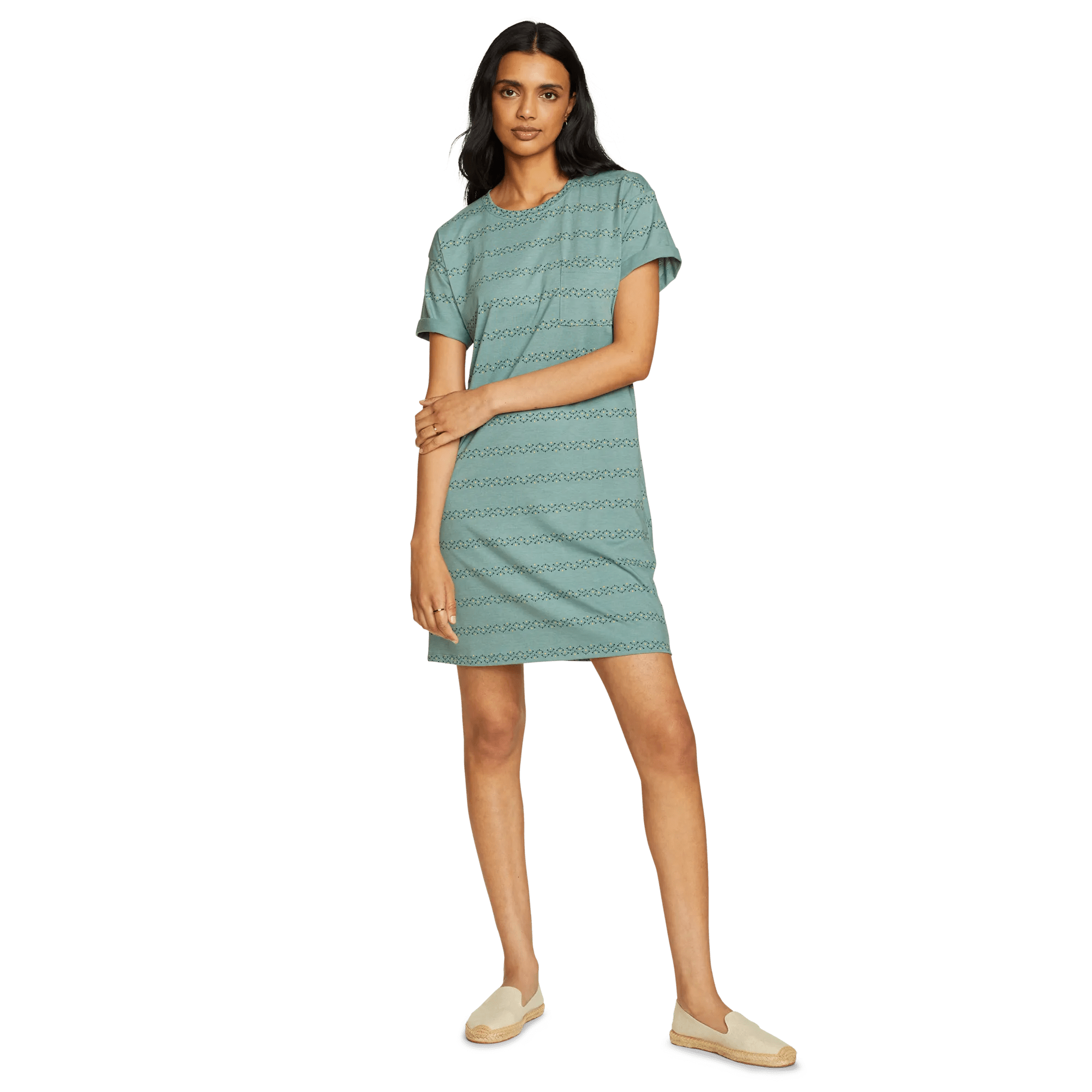 Women's Coast And Climb Short-Sleeve Pocket T-Shirt Dress - Image 3