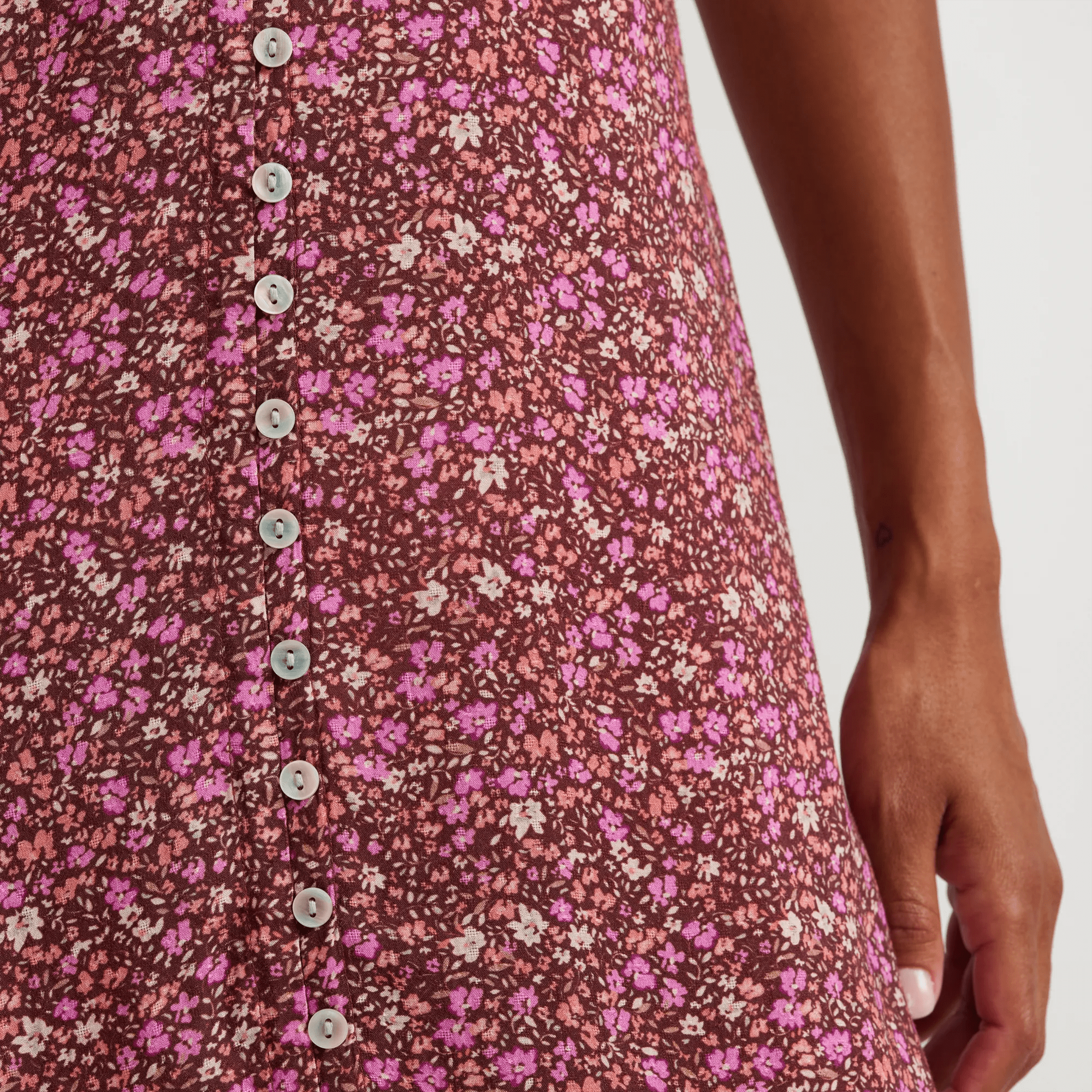 Women's Button Front Midi Dress - Image 5
