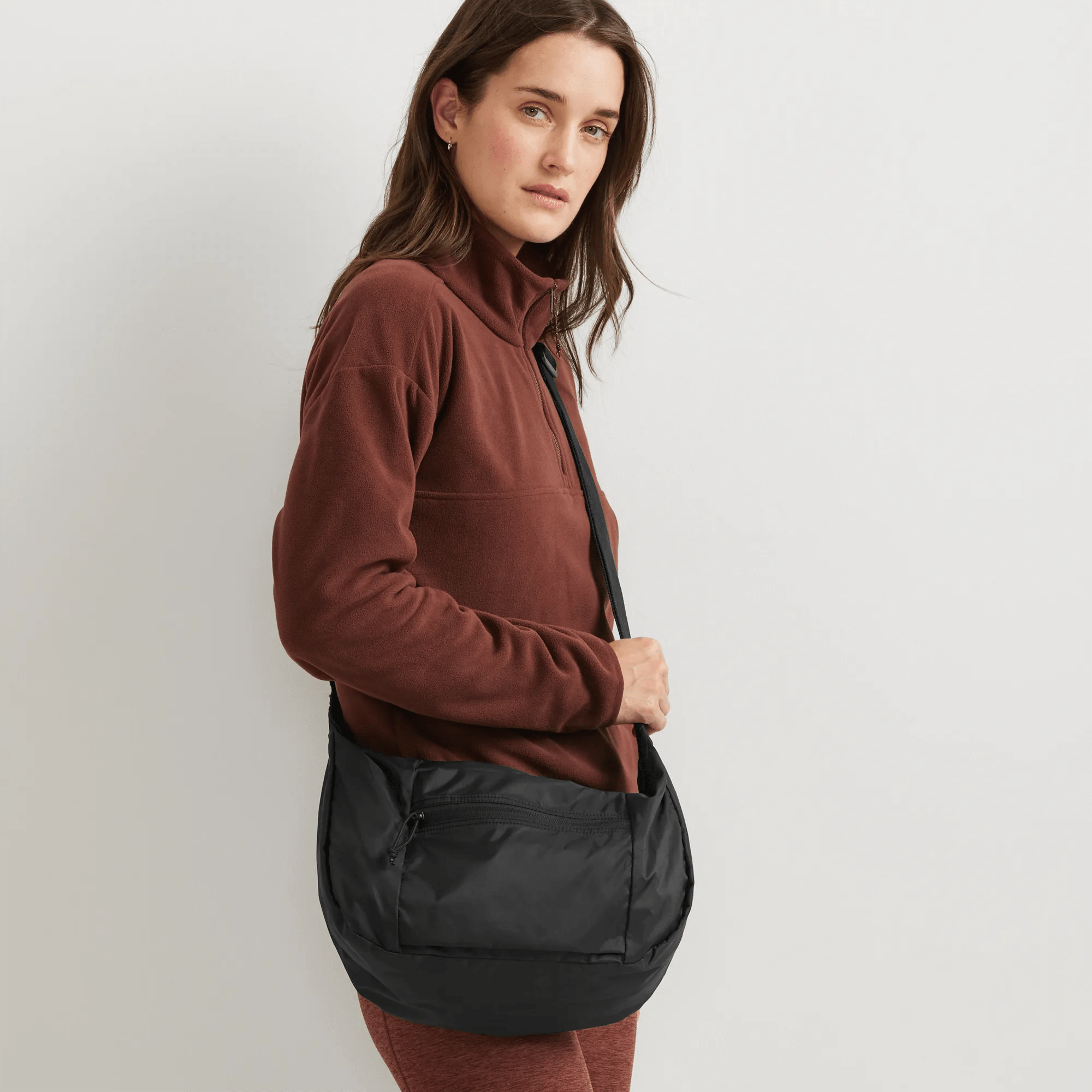 Ripstop Crossbody Crescent Sling Bag - Image 3