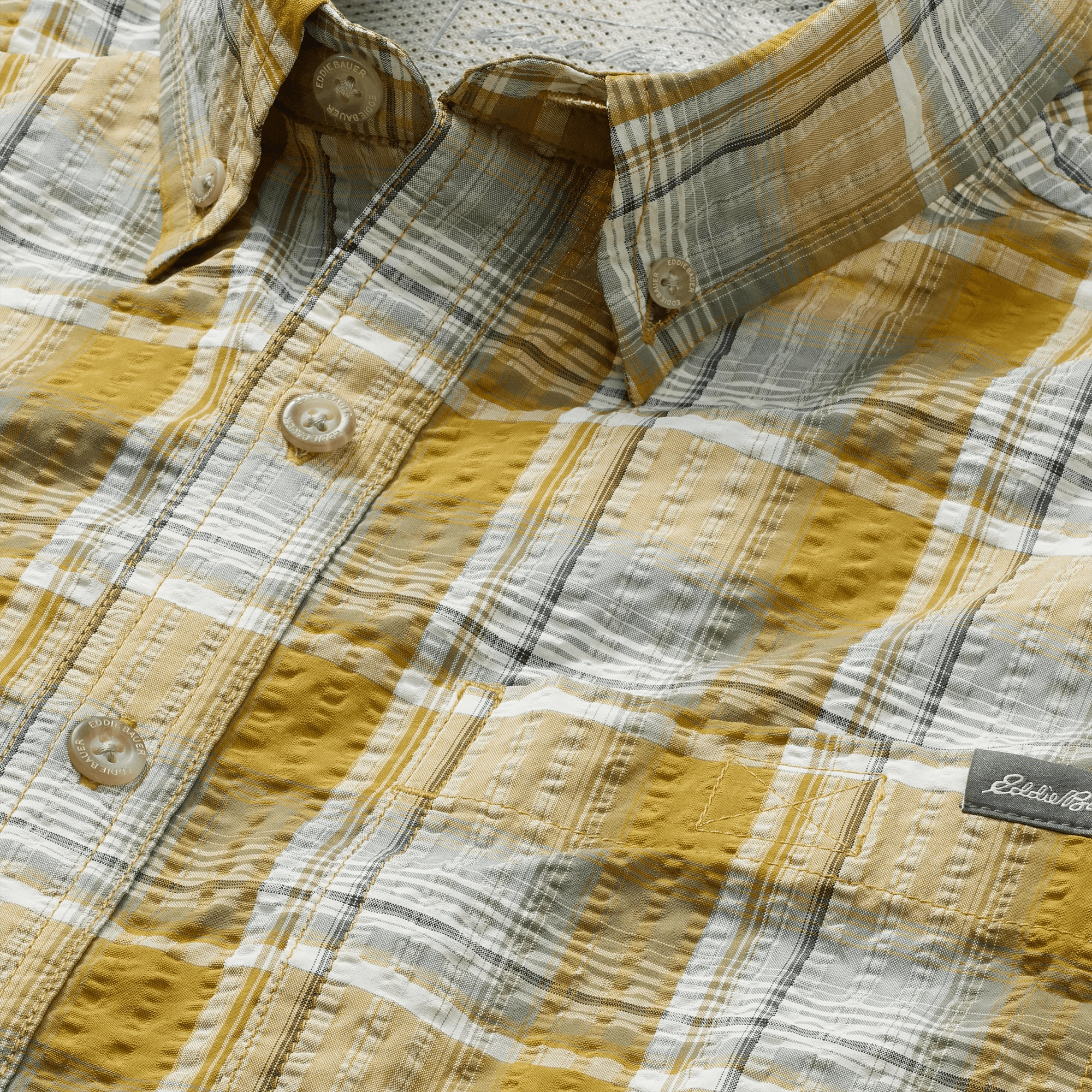 Men's Pack It Seersucker Long-Sleeve Shirt - Image 3