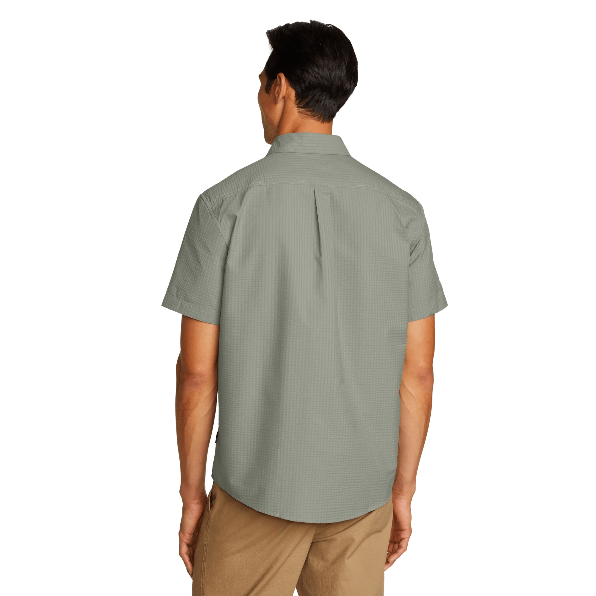 Men's Short-Sleeve Pack It 2.0 Seersucker Shirt - Image 2