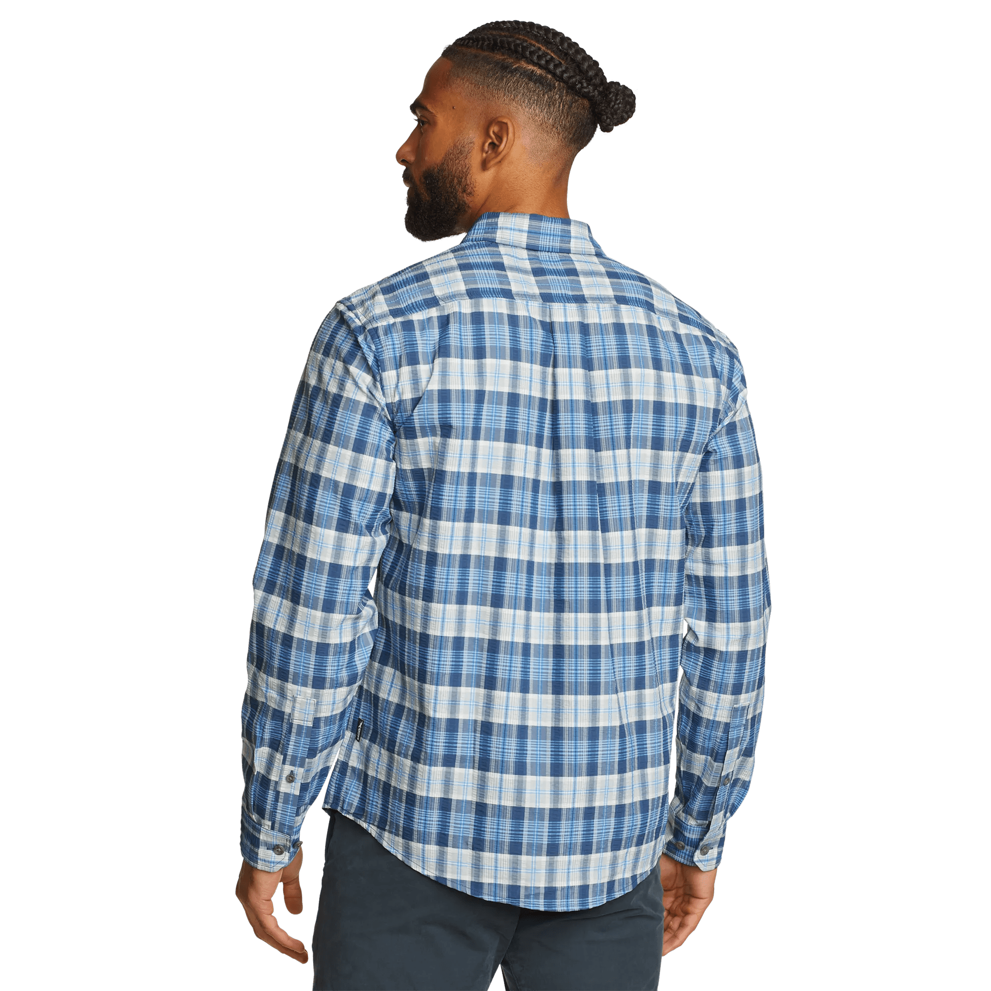 Men's Long-Sleeve Pack It 2.0 Seersucker Shirt - Image 2