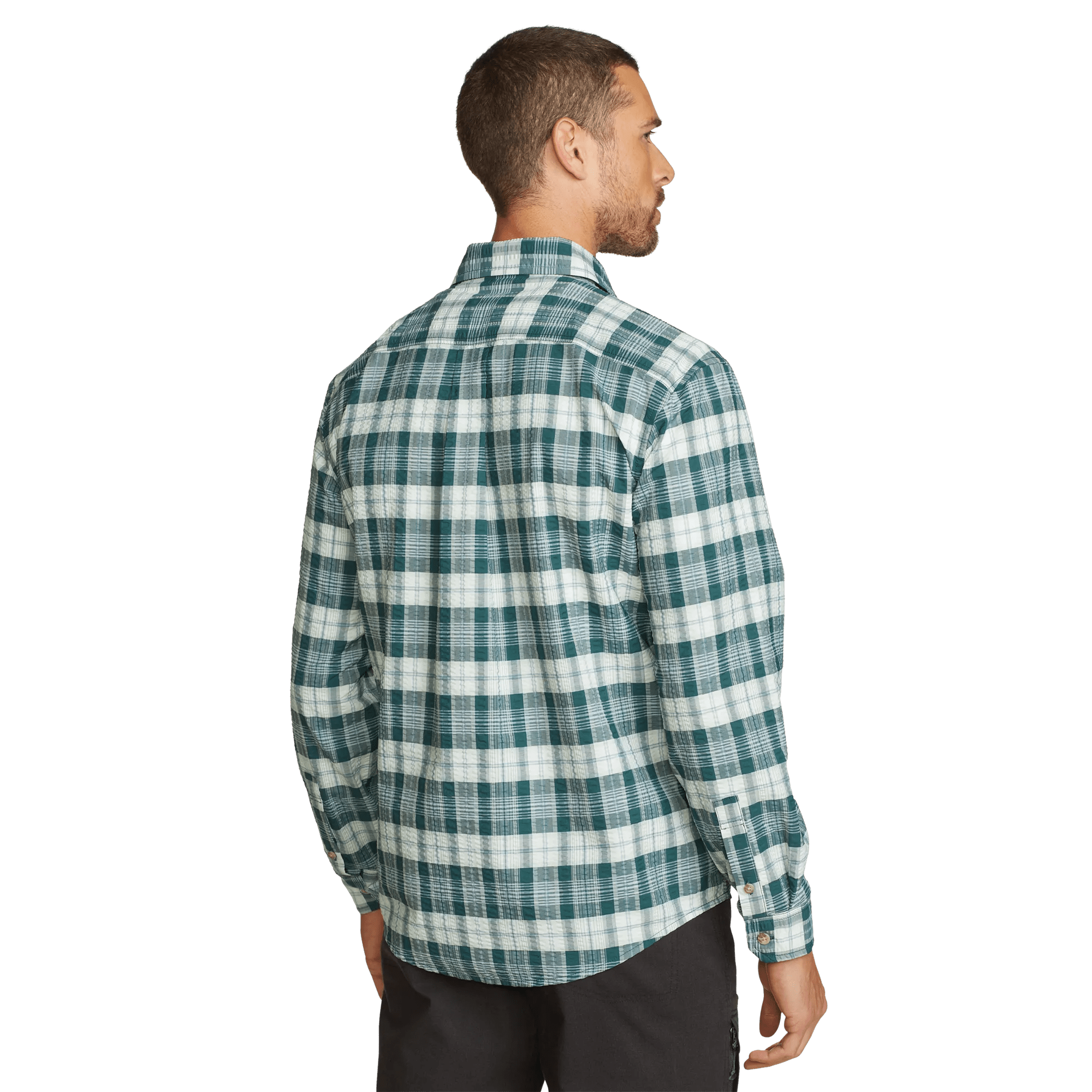 Men's Long-Sleeve Pack It 2.0 Seersucker Shirt - Image 2