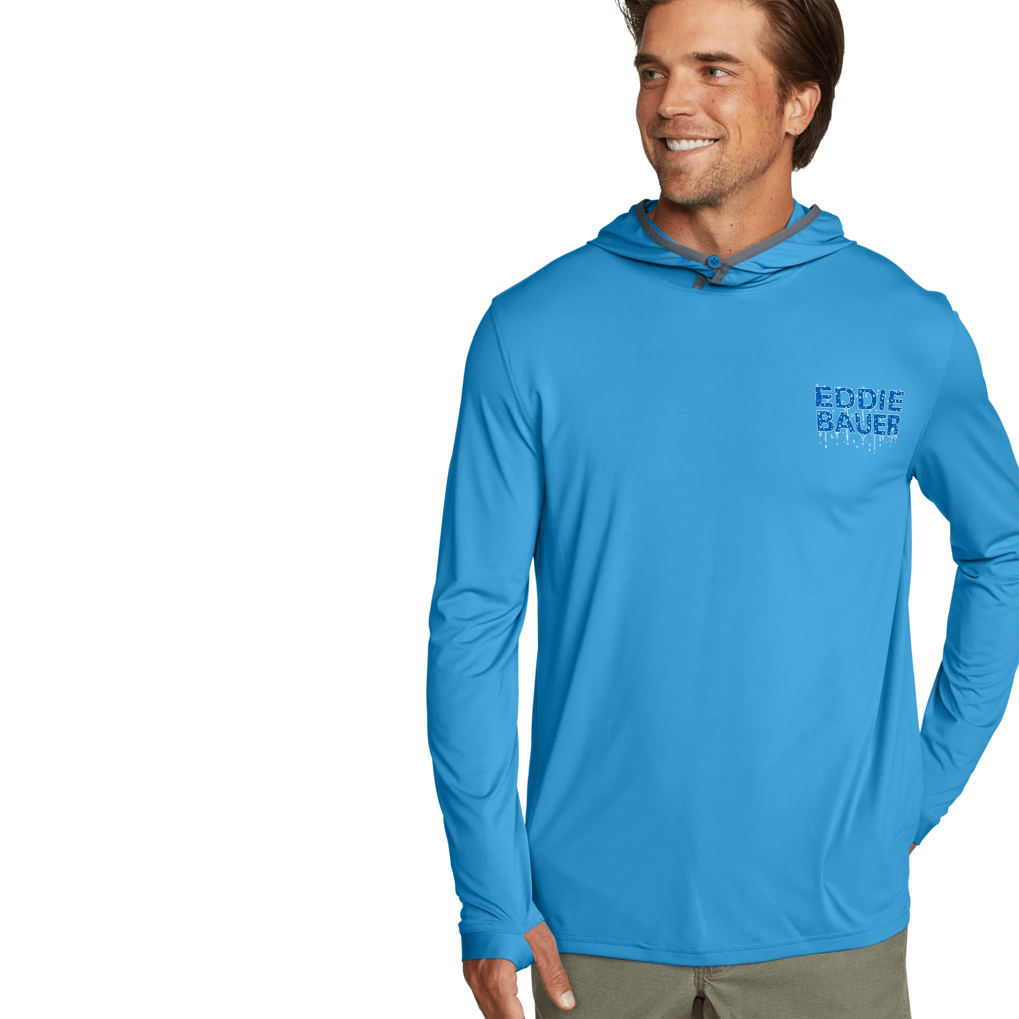 Men's Solarfoil? UPF Hoodie - Water Bound - Image 3