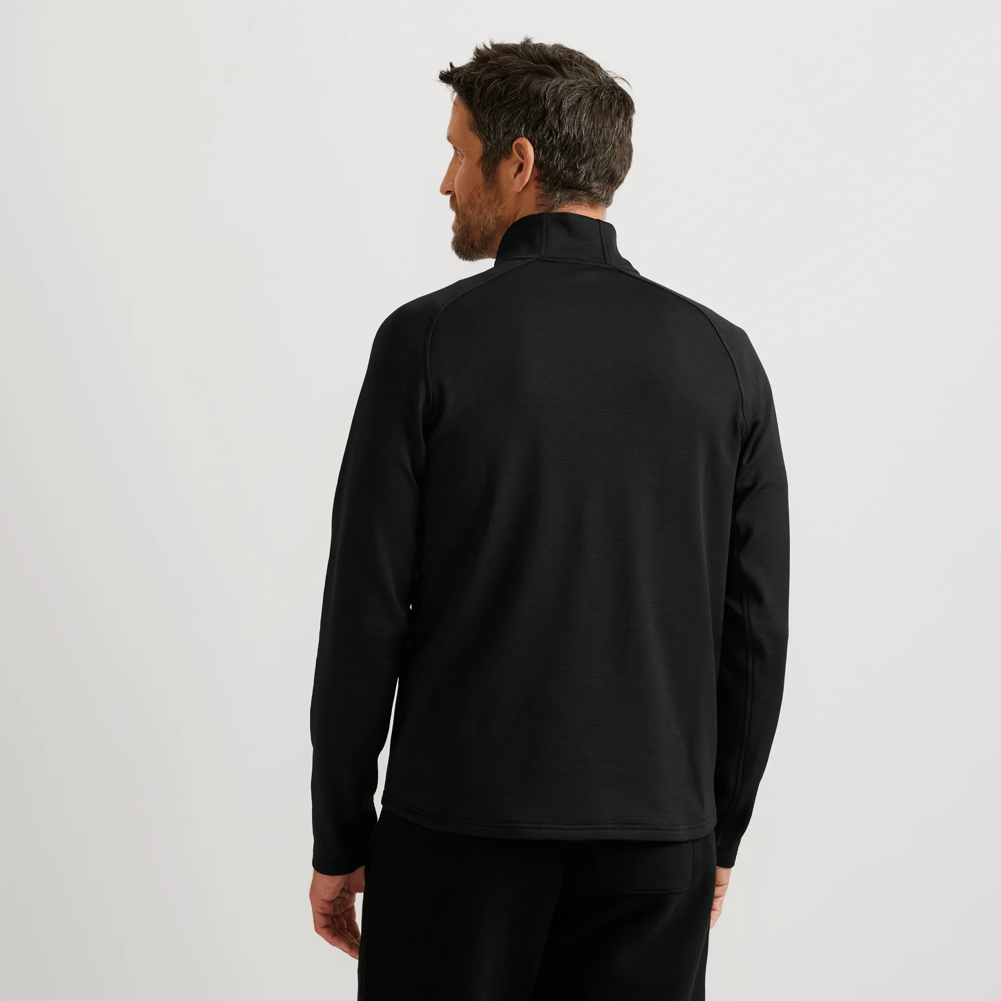 Men's High Route Grid Fleece-Lined 1/2-Zip Pullover - Image 2