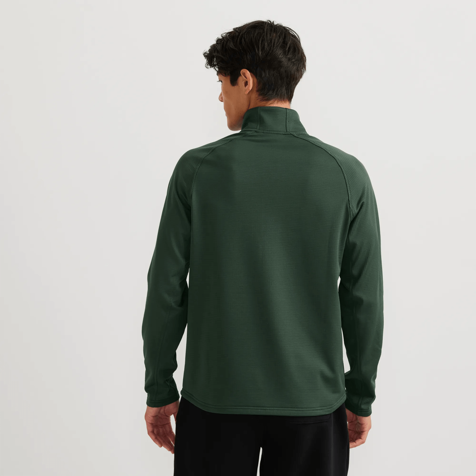 Men's High Route Grid Fleece-Lined 1/2-Zip Pullover - Image 2
