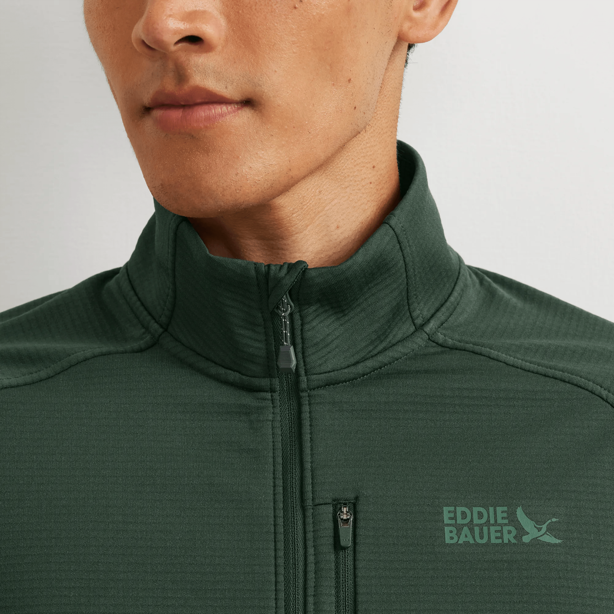 Men's High Route Grid Fleece-Lined 1/2-Zip Pullover - Image 3