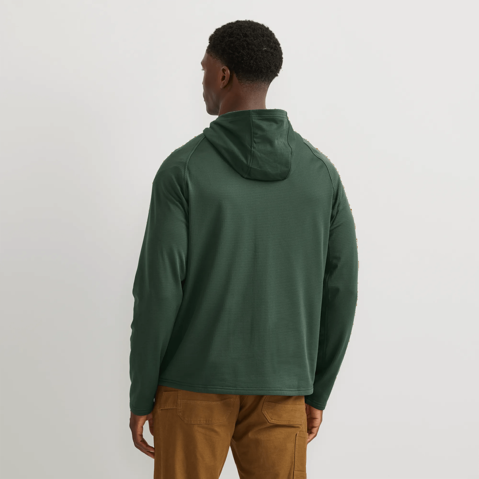 Men's High Route Grid Fleece-Lined Full-Zip Hoodie - Image 2