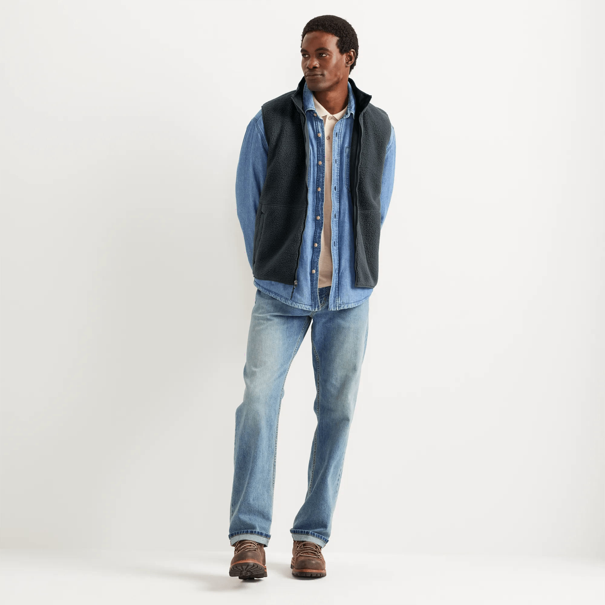 Men's Quest 300 Fleece Vest - Image 4