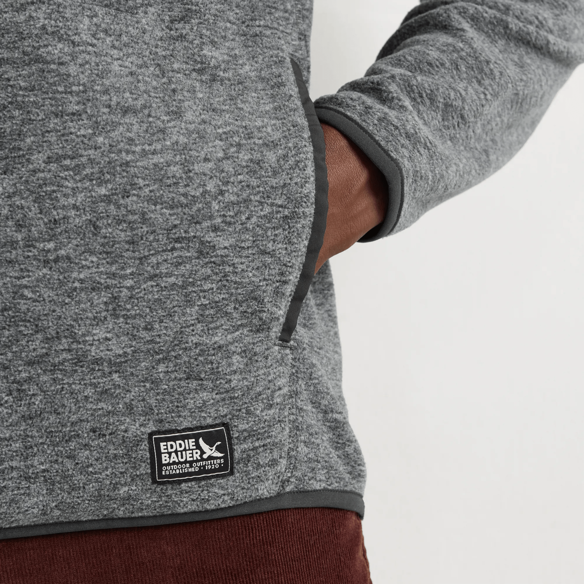 Men's Chutes Fleece Snap Mock Pullover - Image 4