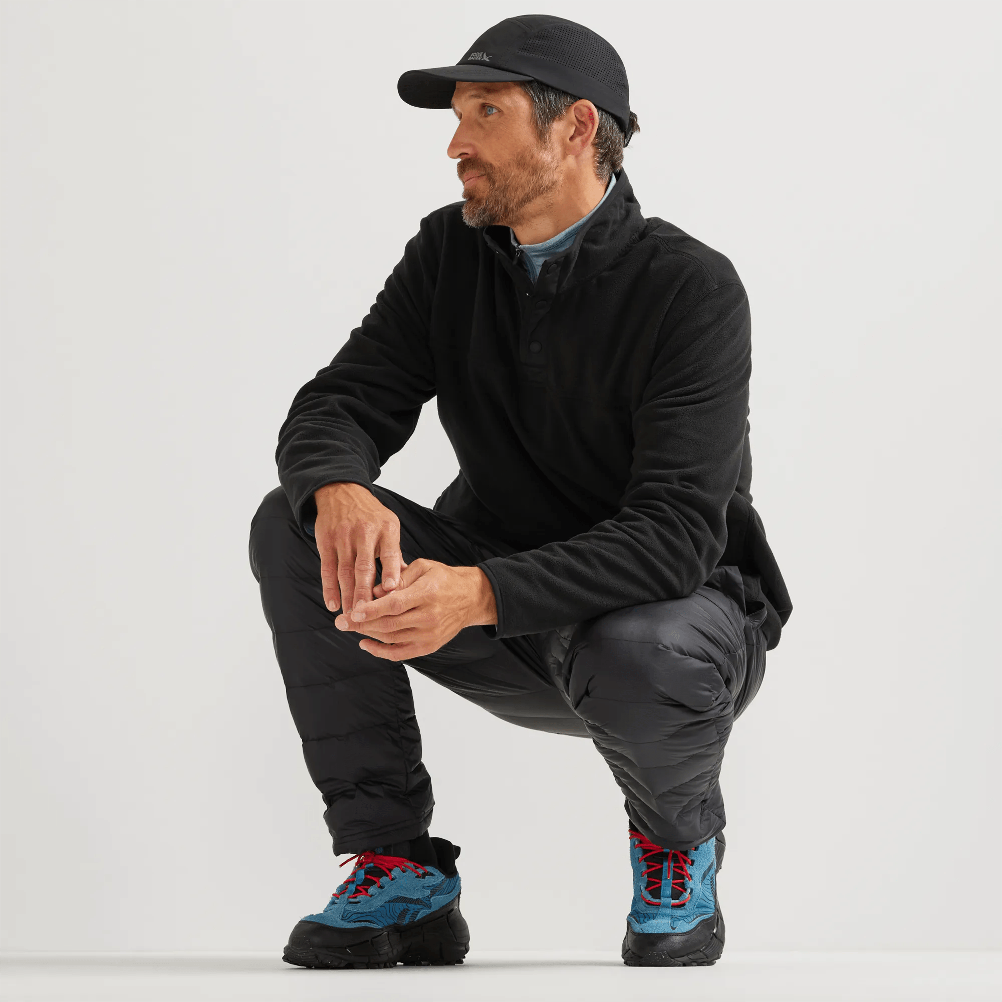 Men's Chutes Fleece Snap Mock Pullover - Image 3