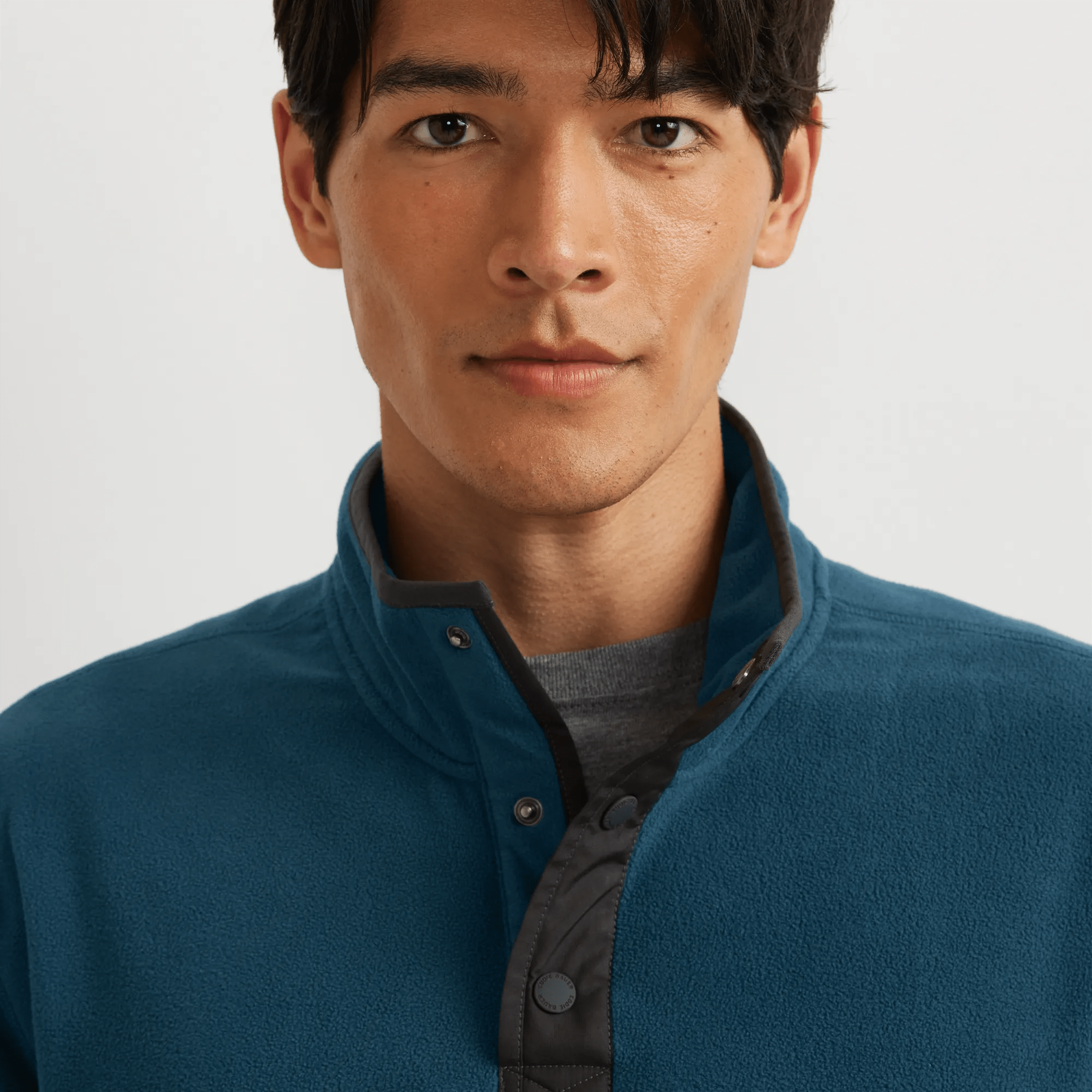 Men's Chutes Fleece Snap Mock Pullover - Image 3