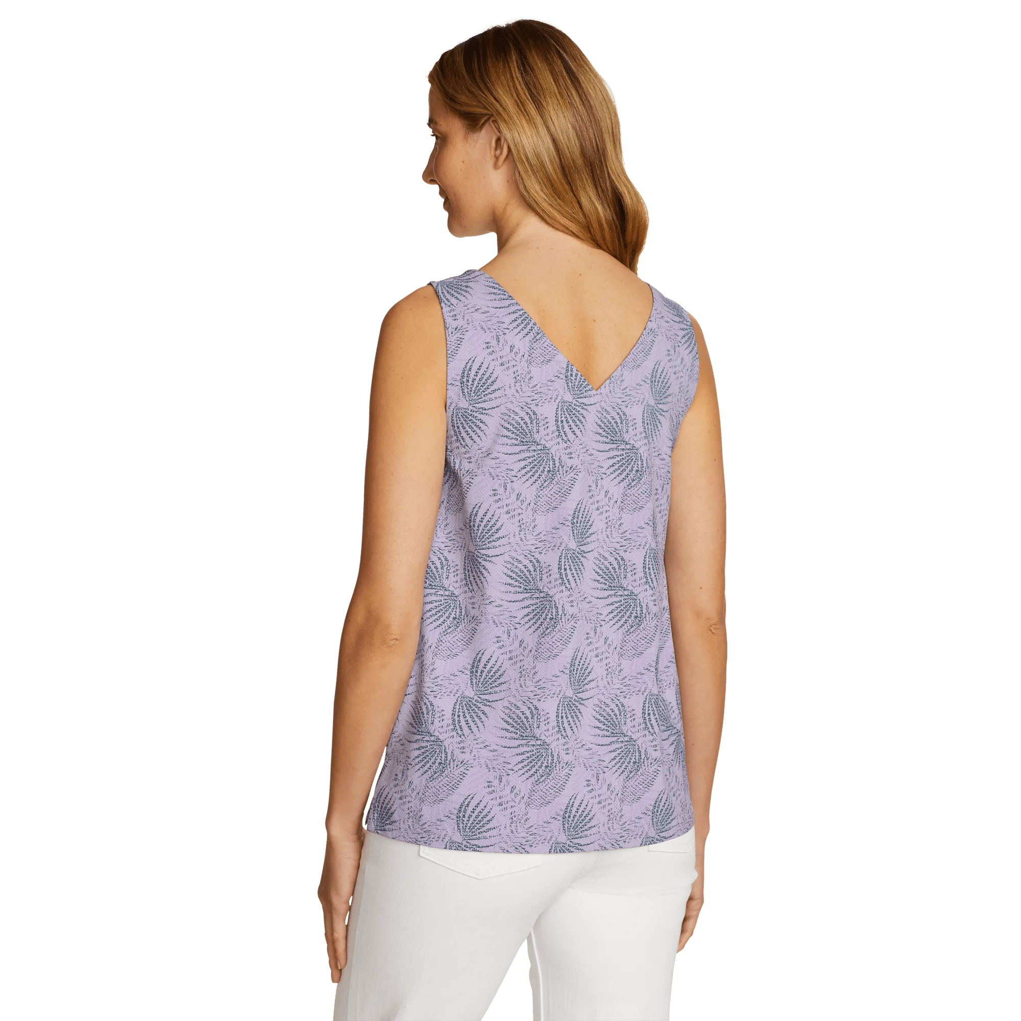 Women's Departure V-Neck Tank Top - Print - Image 2