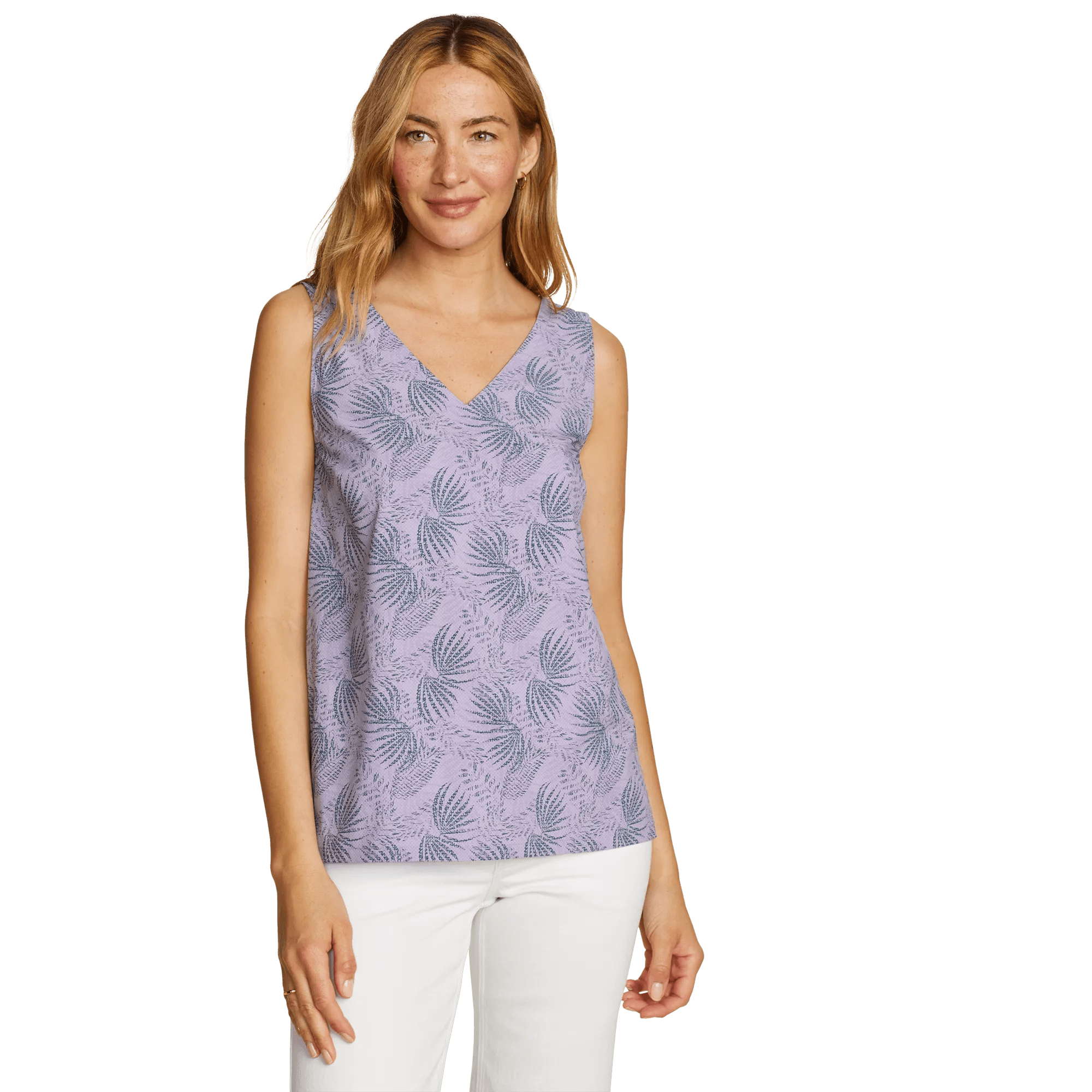 Women's Departure V-Neck Tank Top - Print - Image 3