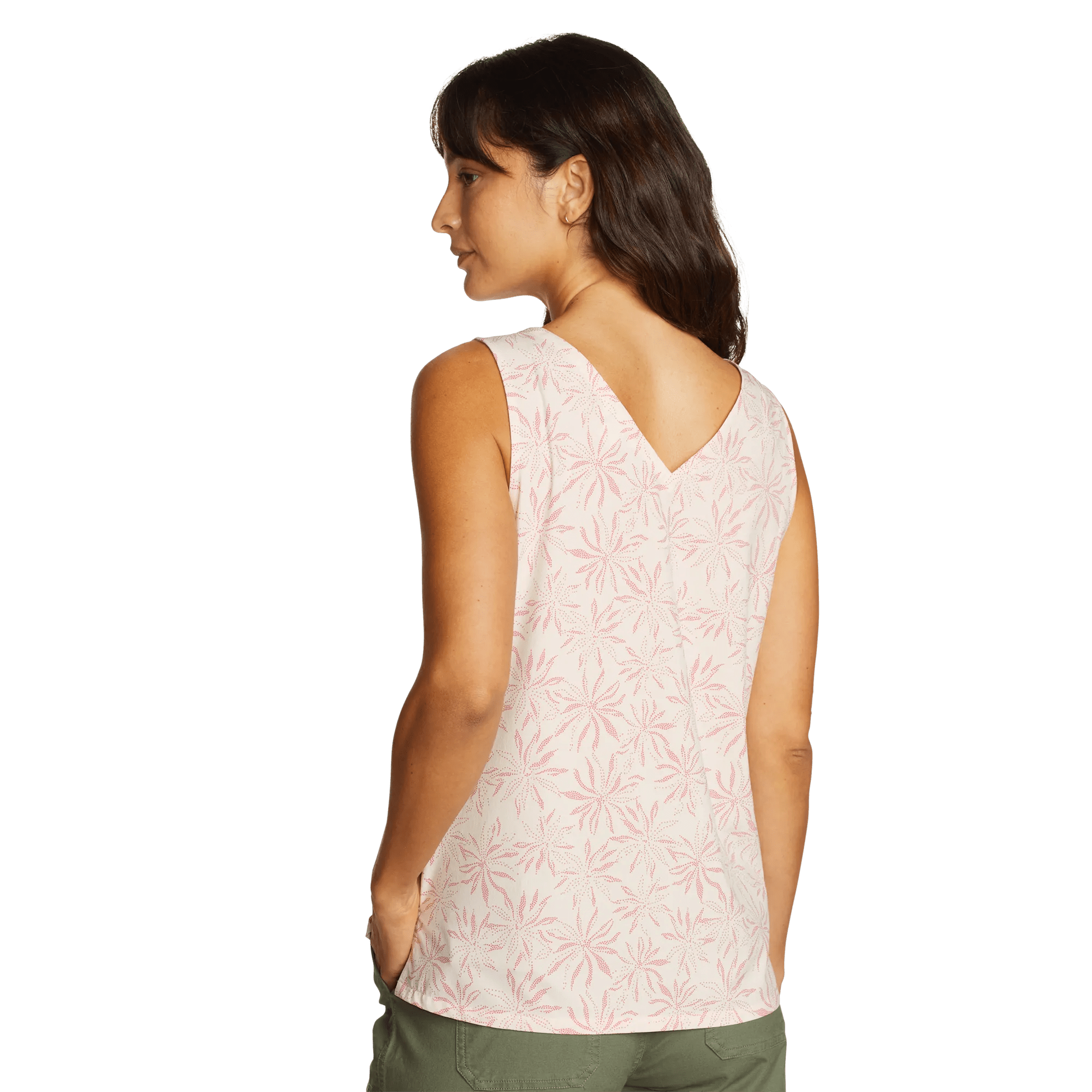 Women's Departure V-Neck Tank Top - Print - Image 2