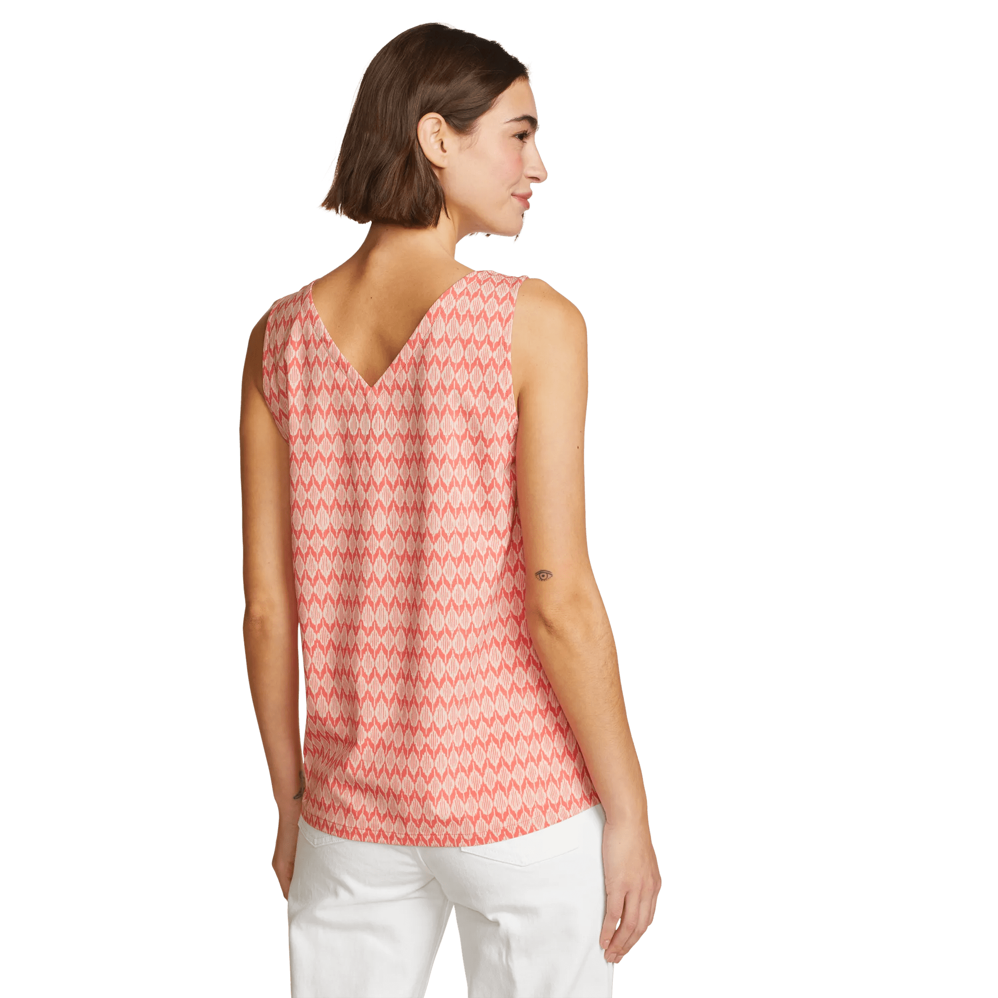 Women's Departure V-Neck Tank Top - Print - Image 2