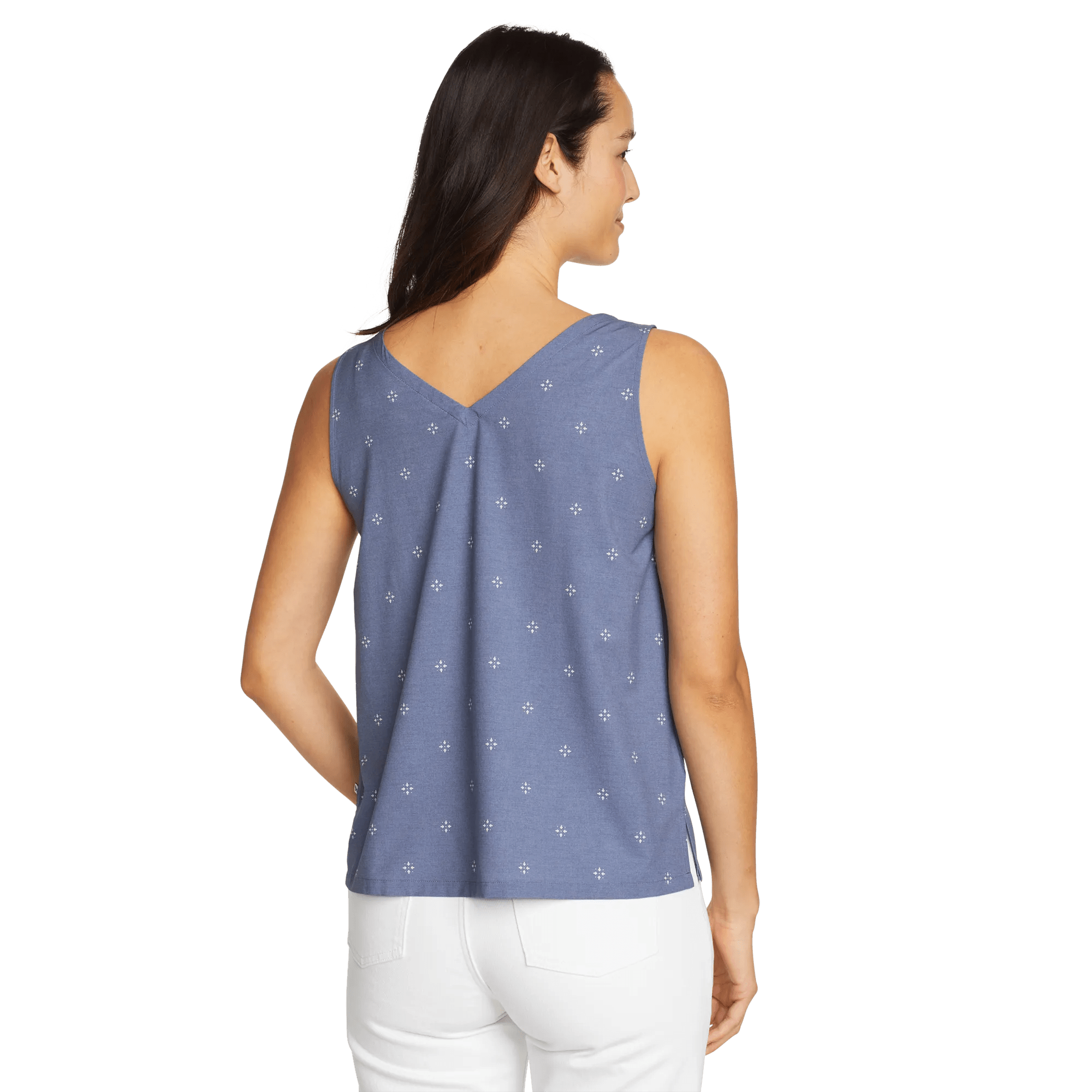 Women's Departure V-Neck Tank Top - Print - Image 2