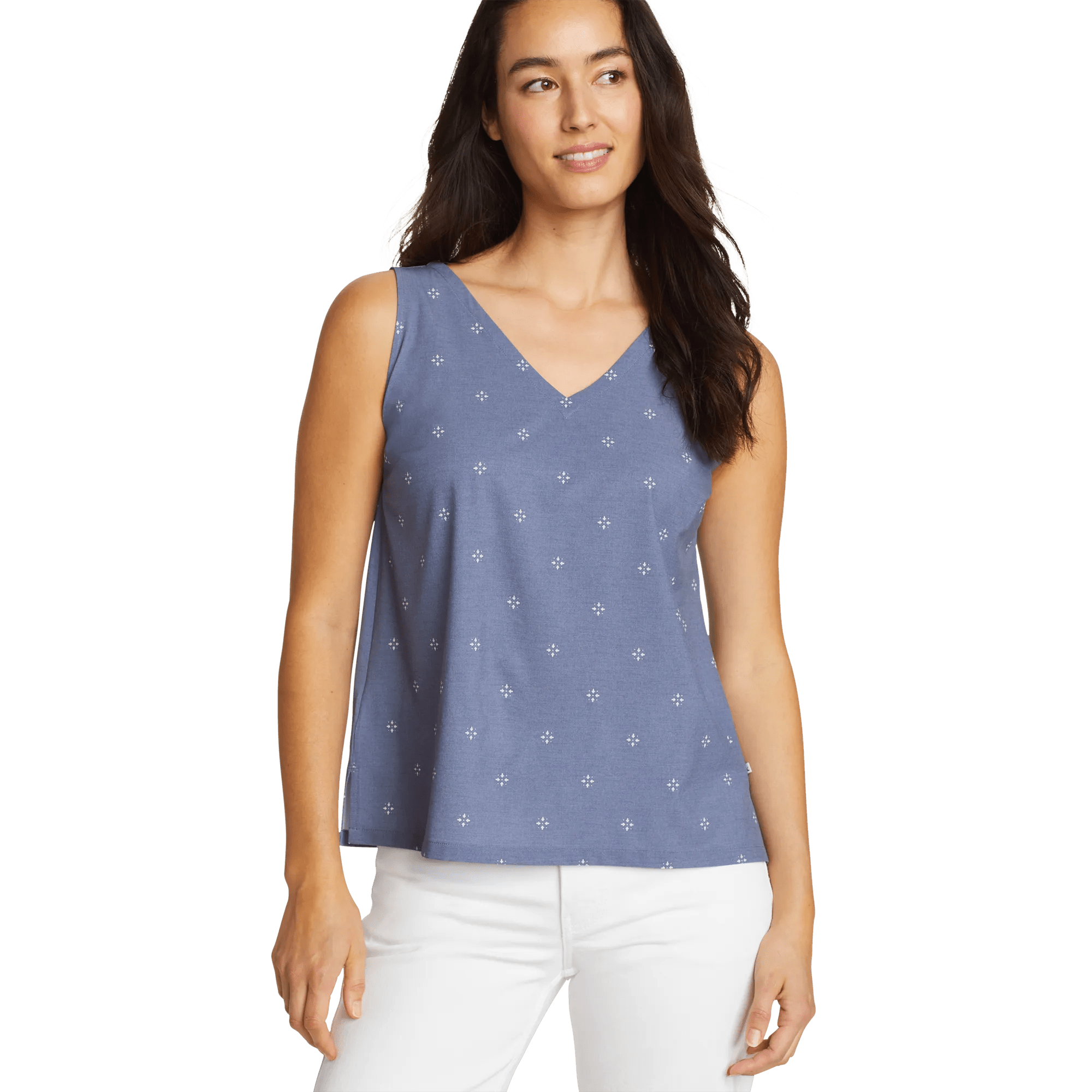 Women's Departure V-Neck Tank Top - Print - Image 3