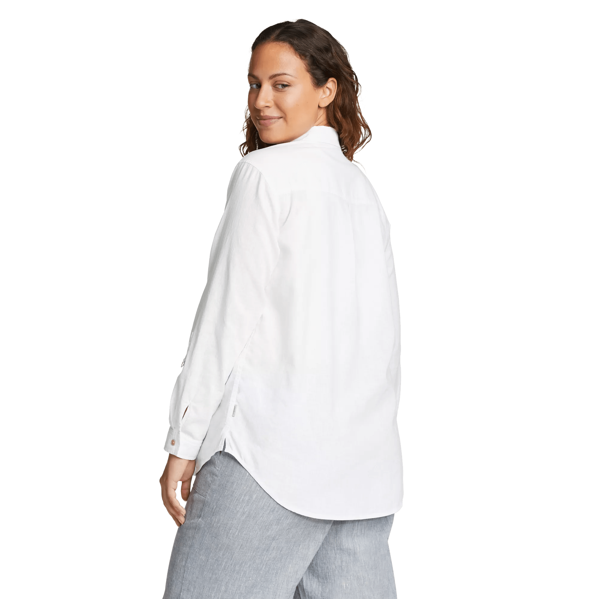 Women's EB Hemplify Long-Sleeve Beach Shirt - Image 2