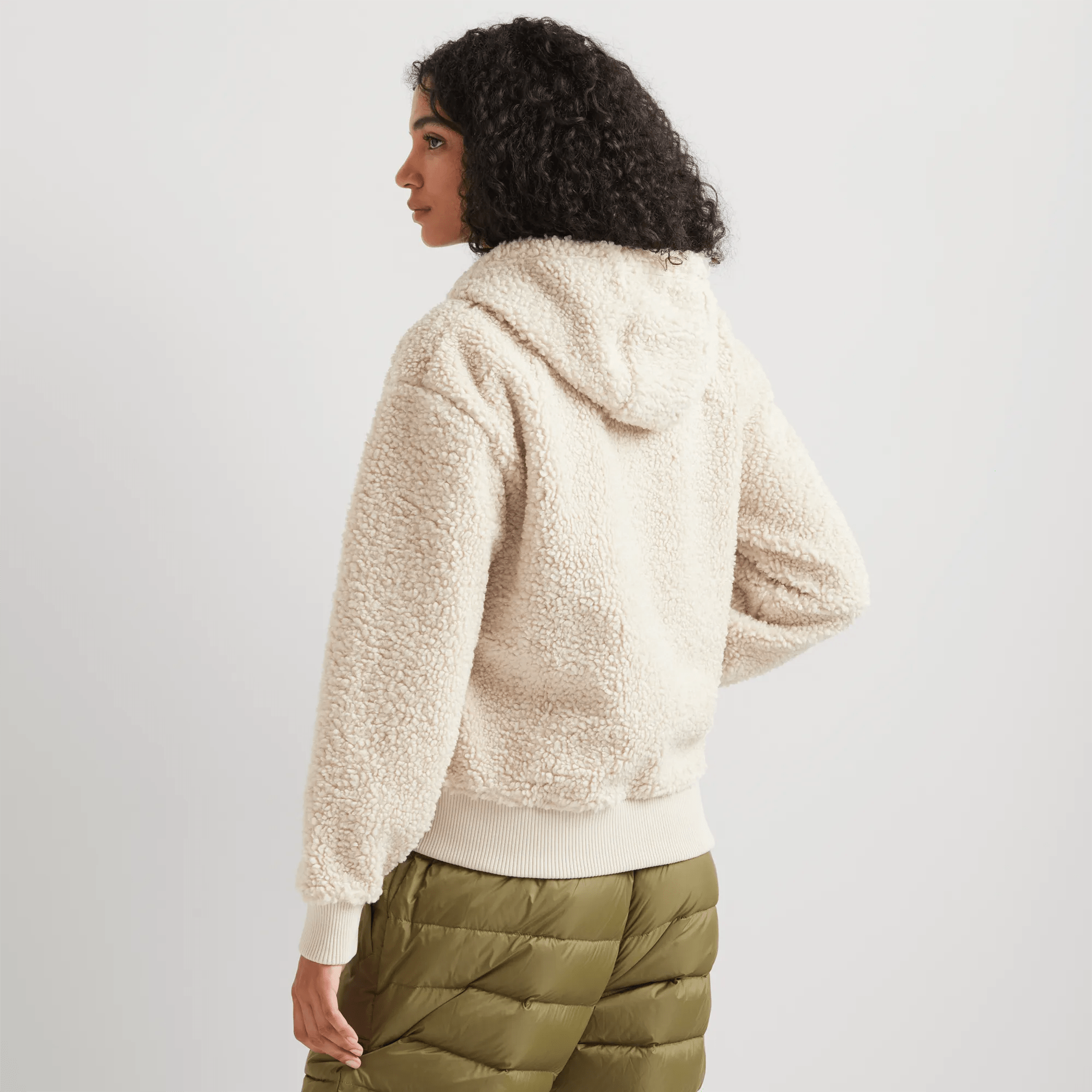 Women's Snowdrift Teddy Fleece Full-Zip Hooded Jacket - Image 2