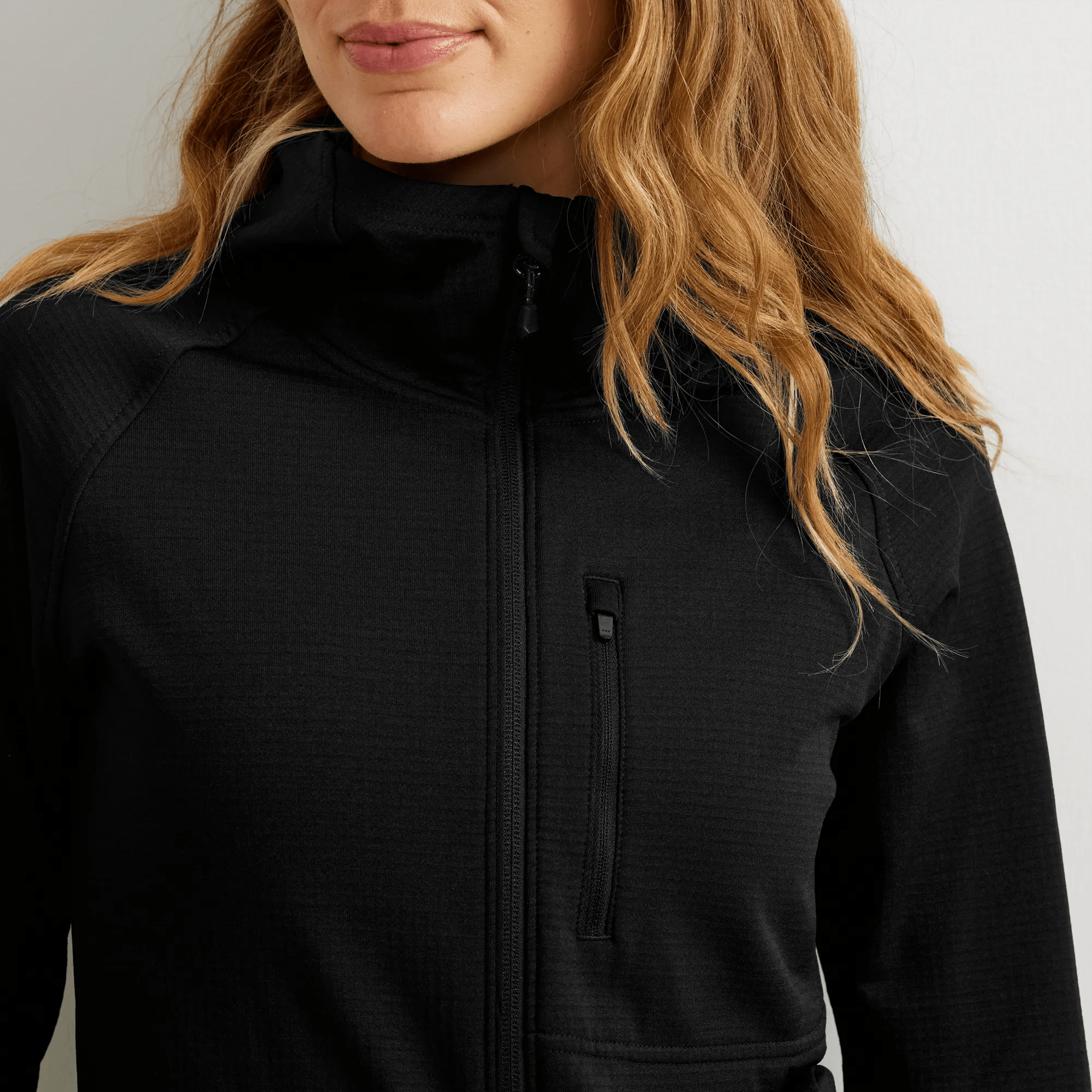 Women's High Route Grid Fleece Full-Zip Hoodie - Image 3