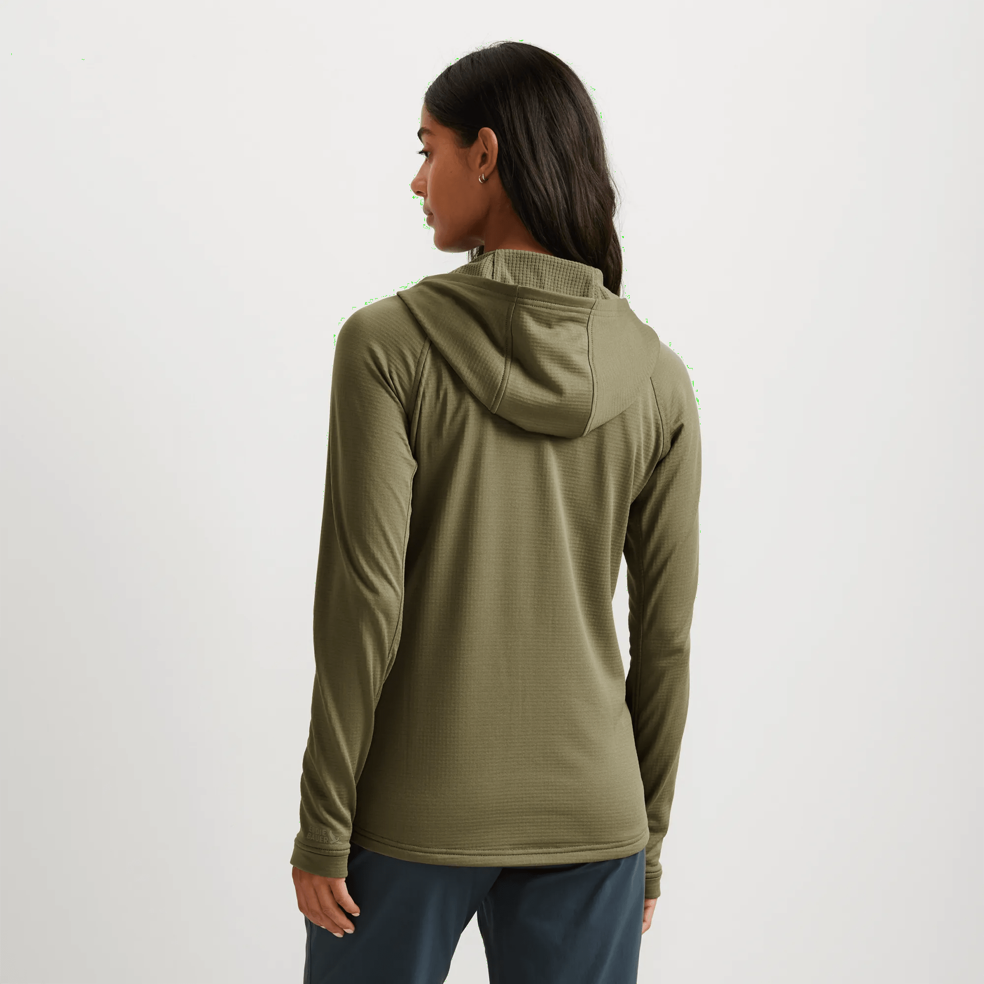 Women's High Route Grid Fleece Full-Zip Hoodie - Image 2