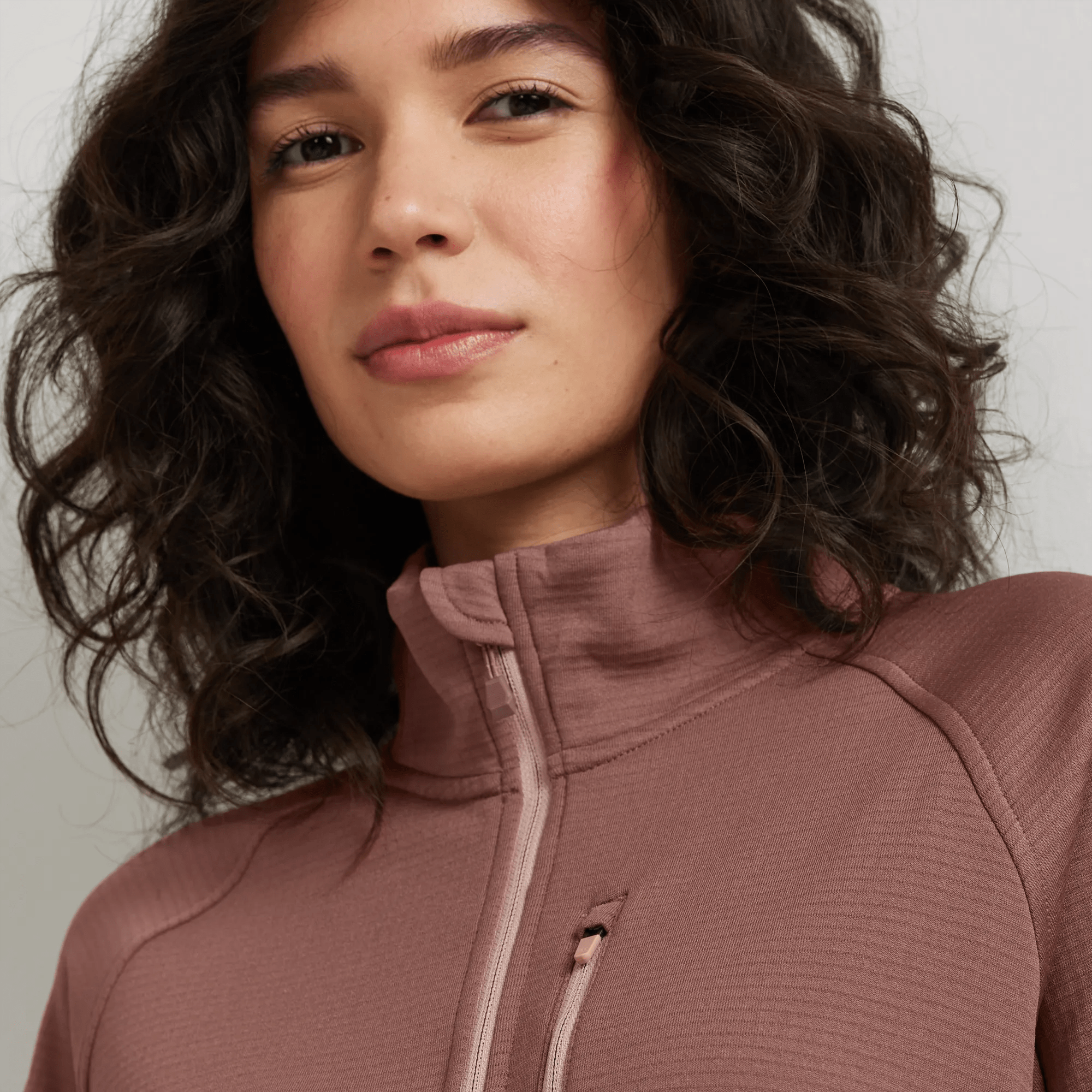 Women's High Route Grid Fleece-Lined 1/4-Zip Pullover - Image 3