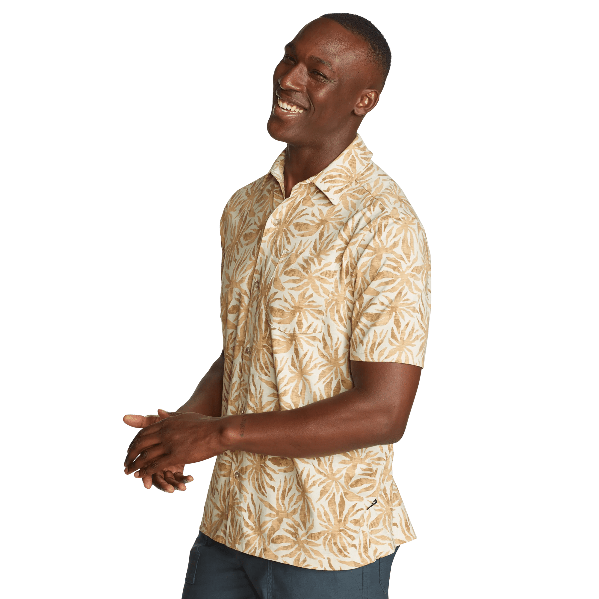Men's Baja Knit Button-Up Shirt - Image 4
