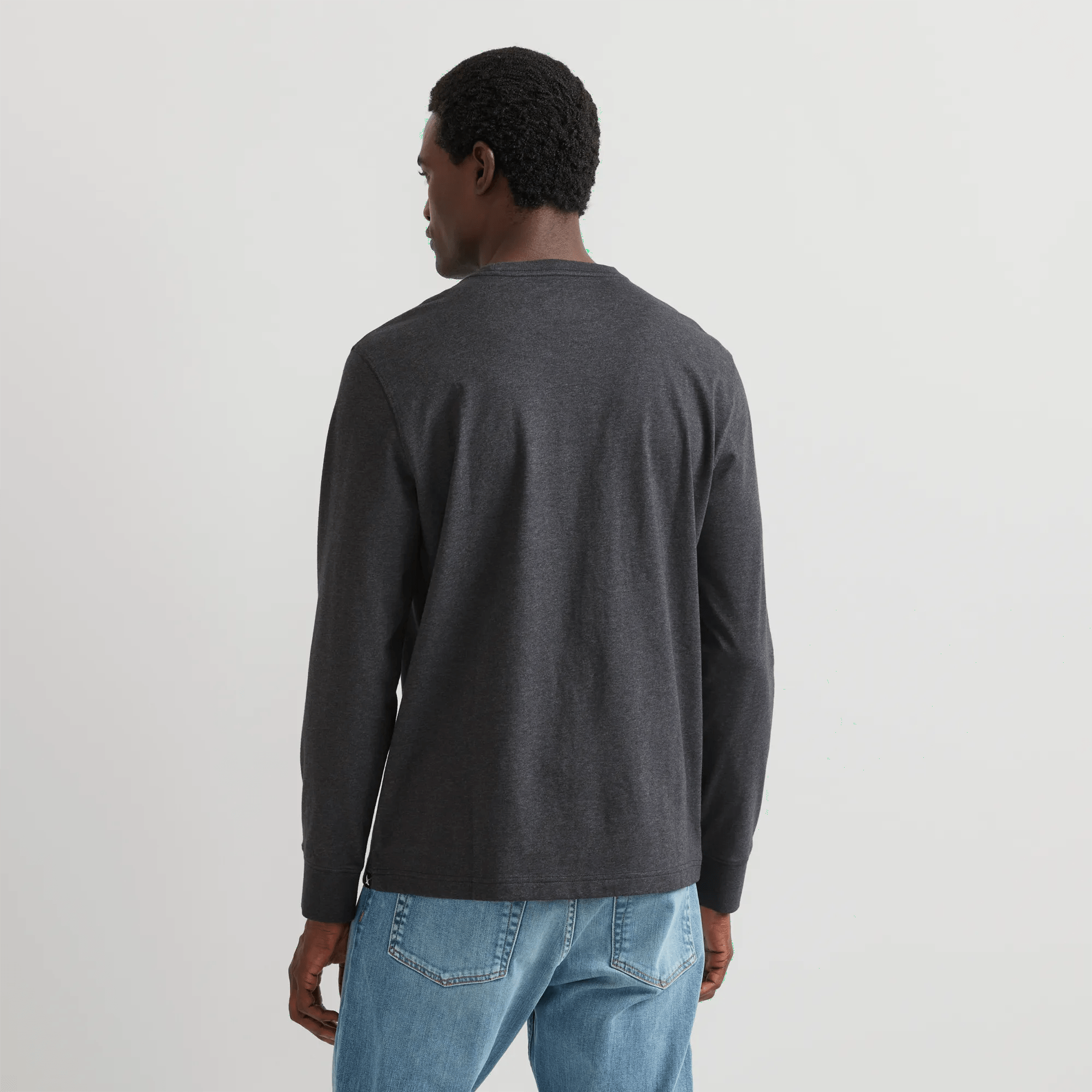 Men's Legend Wash 100% Cotton Long-Sleeve Classic T-Shirt - Image 2