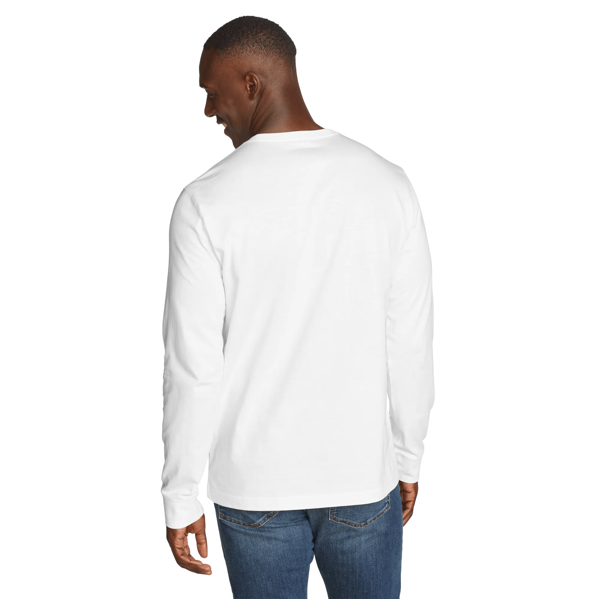 Men's Legend Wash 100% Cotton Long-Sleeve Classic T-Shirt - Image 2