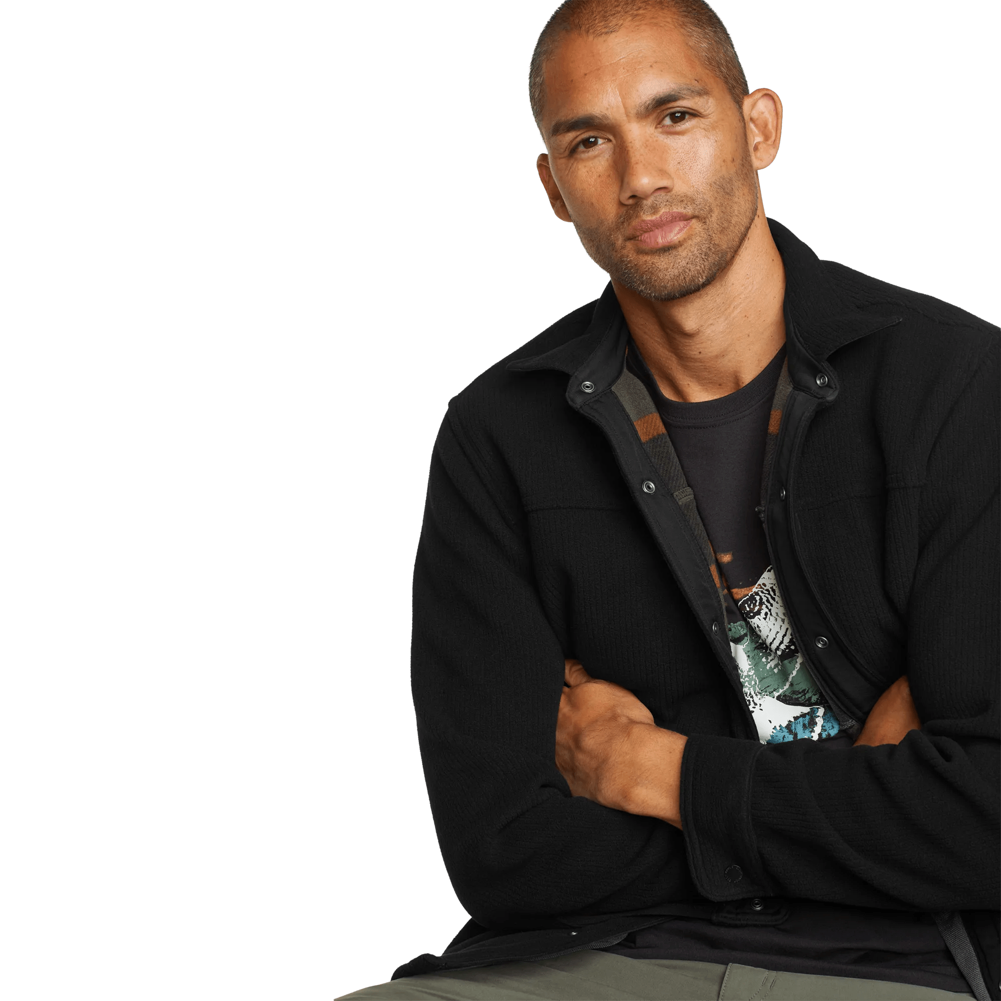 Men's Chutes Pro Corded Fleece Shirt Jacket - Image 3