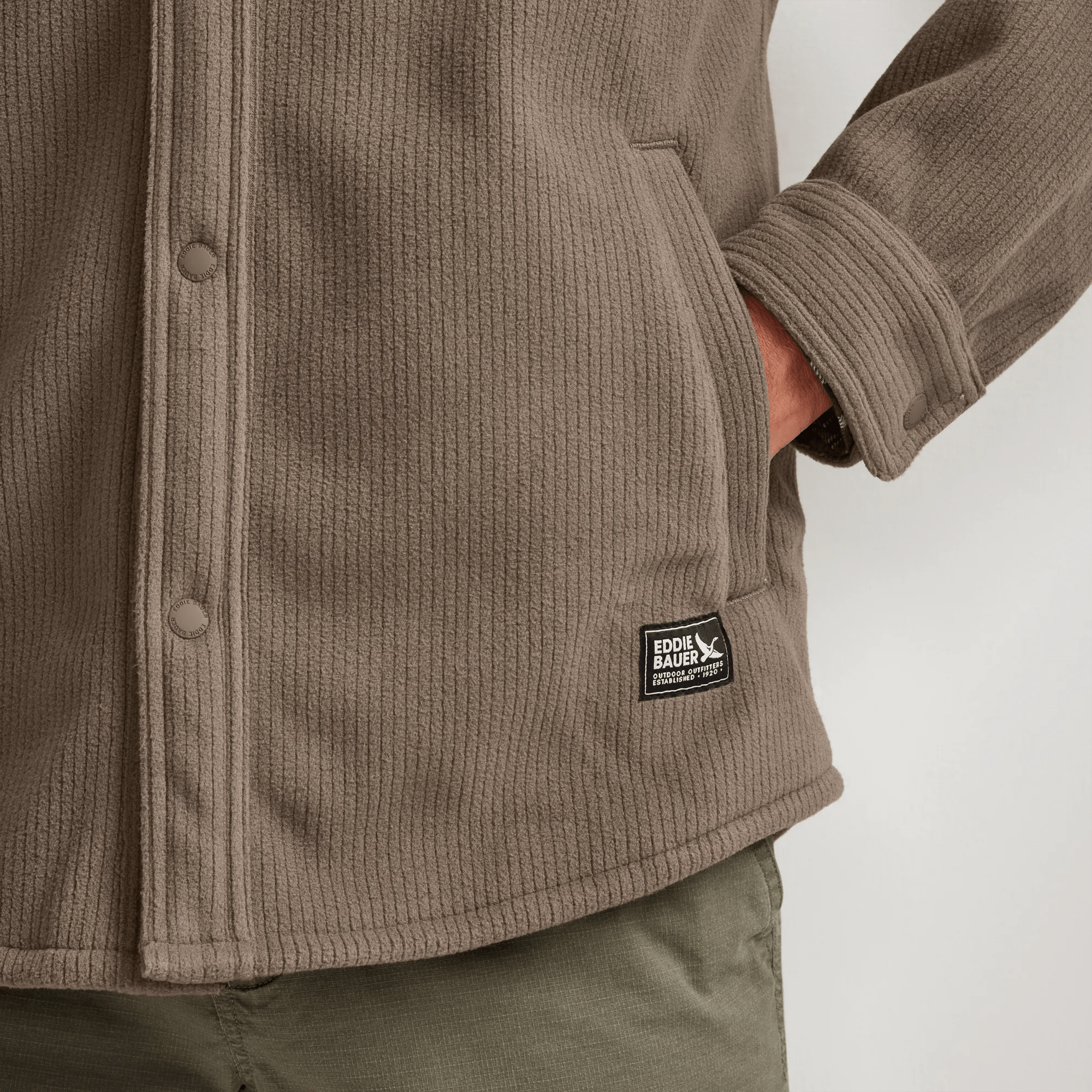 Men's Chutes Pro Corded Fleece Shirt Jacket - Image 4