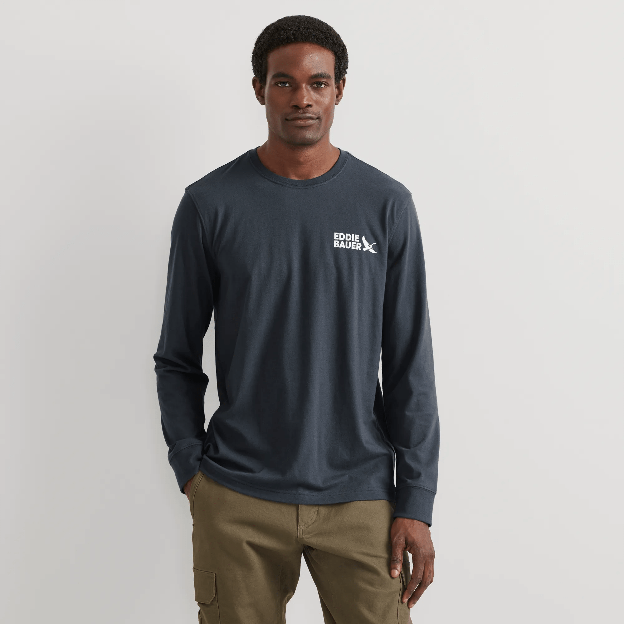 Long-Sleeve Graphic T-Shirt - Elk In The Wild - Image 3