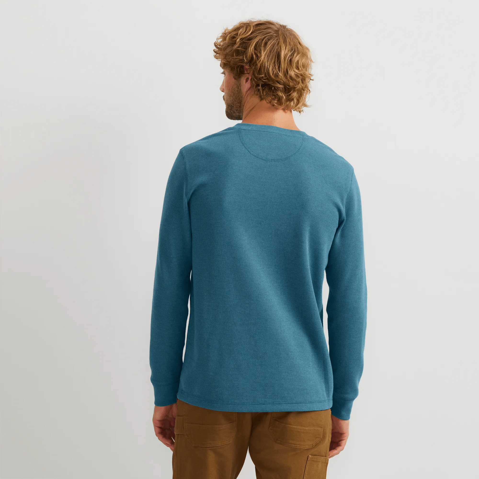 Men's Eddie's Favorite Thermal Henley - Image 2