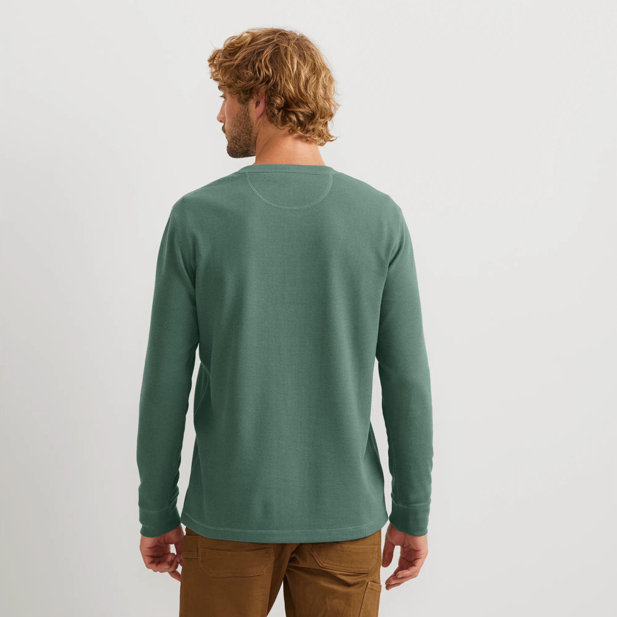 Men's Eddie's Favorite Thermal Henley - Image 2