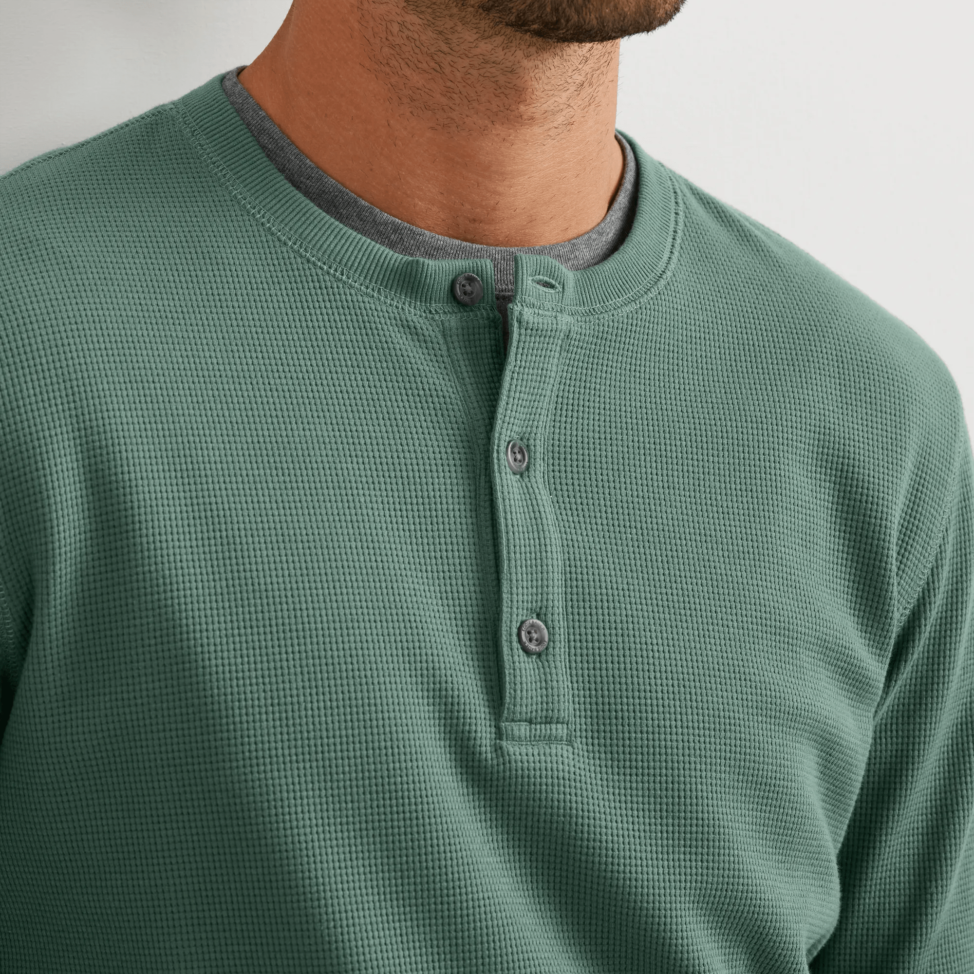 Men's Eddie's Favorite Thermal Henley - Image 3