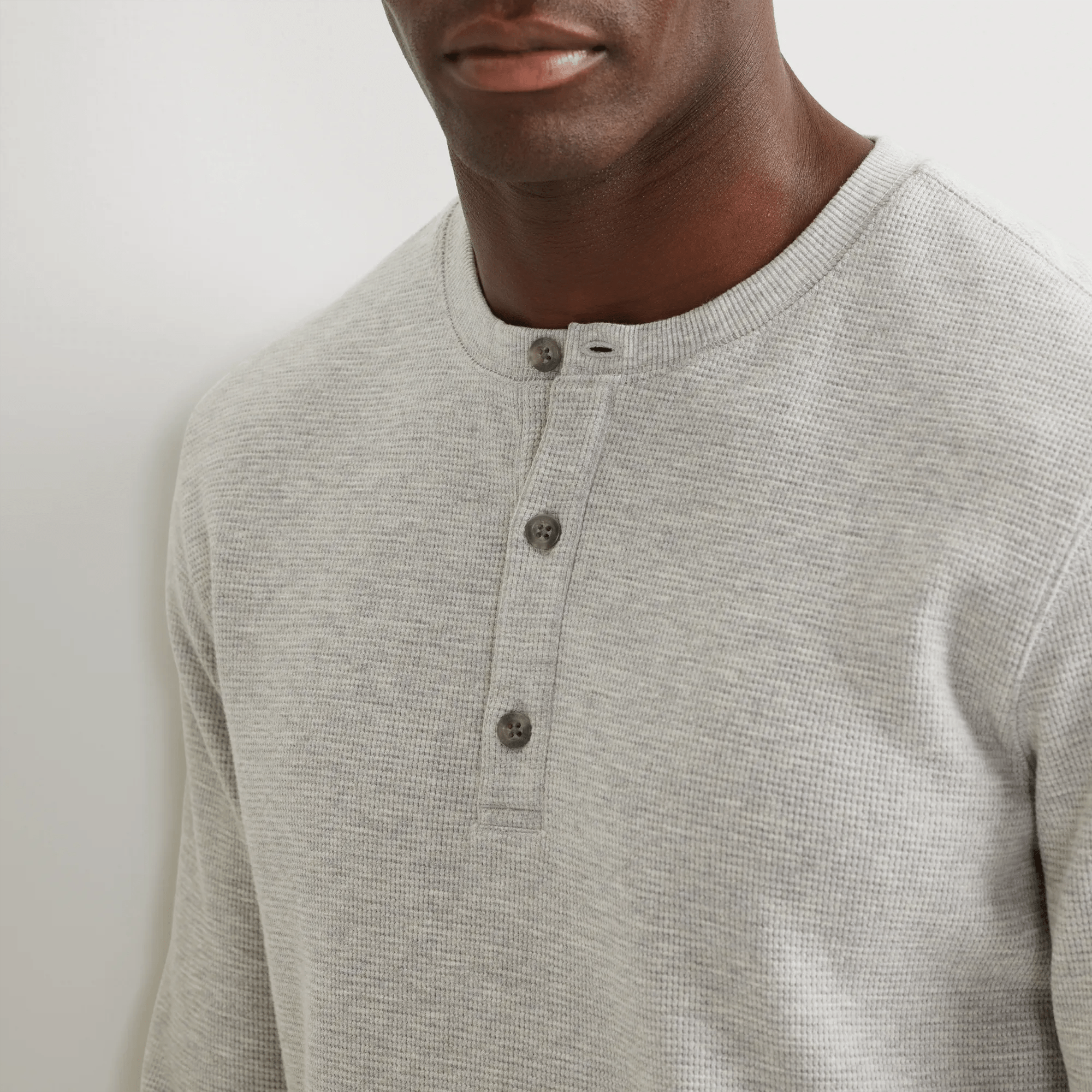 Men's Eddie's Favorite Thermal Henley - Image 3