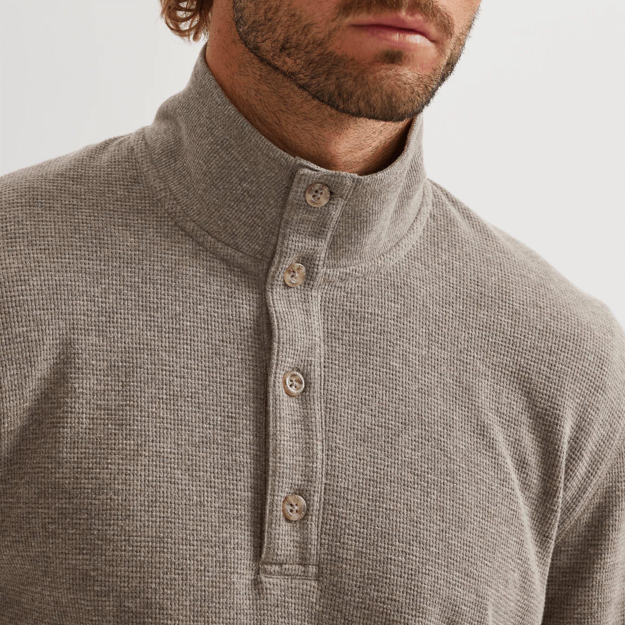 Men's Eddie's Favorite Thermal Pullover Mockneck - Image 3